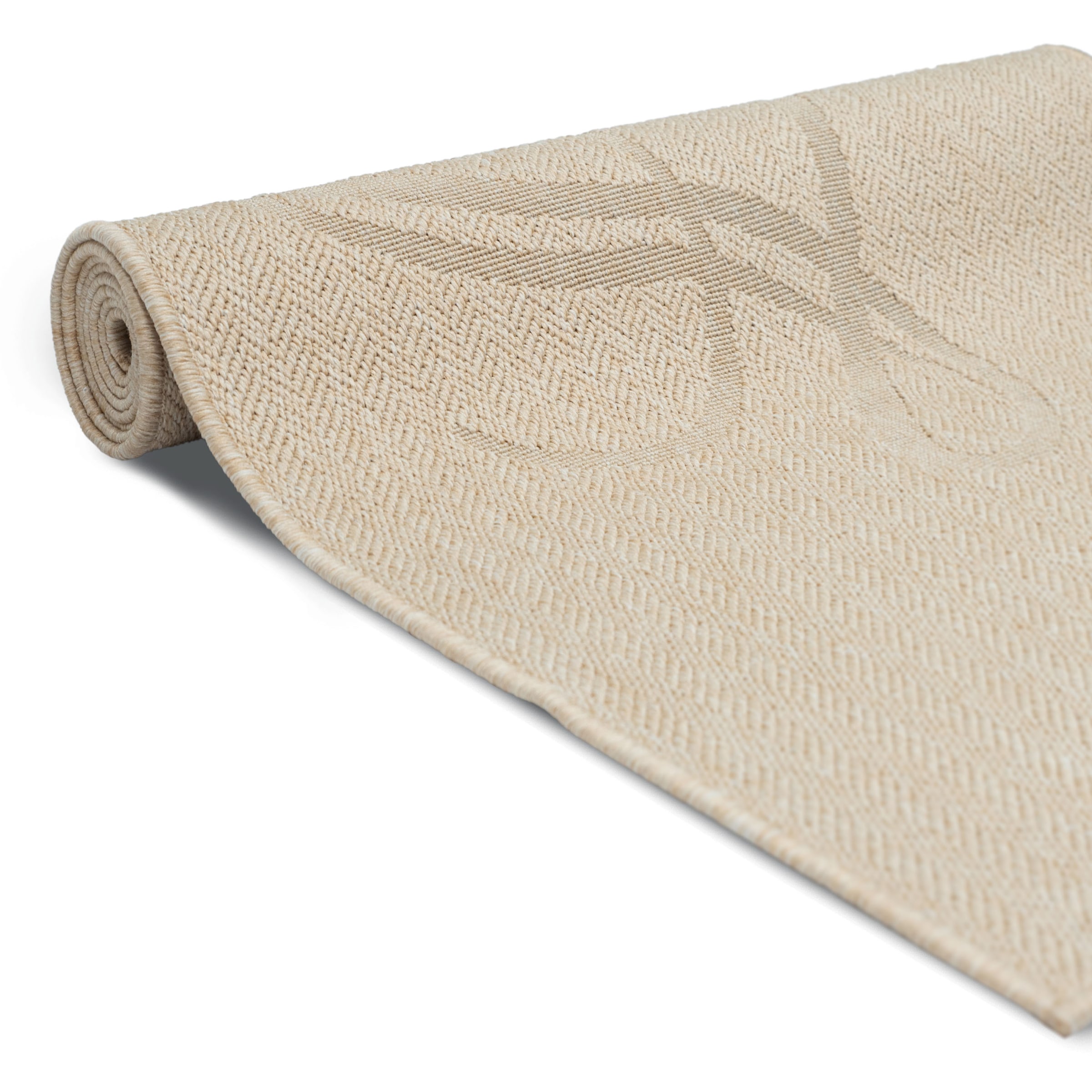 OTTO home Läufer »Lieblingsplatz, mit Schriftzug, In- und Outdoor geeignet« rechteckig 5 mm Höhe Wetterfest, UV-beständig, Küchenläufer, Camping, Balkon