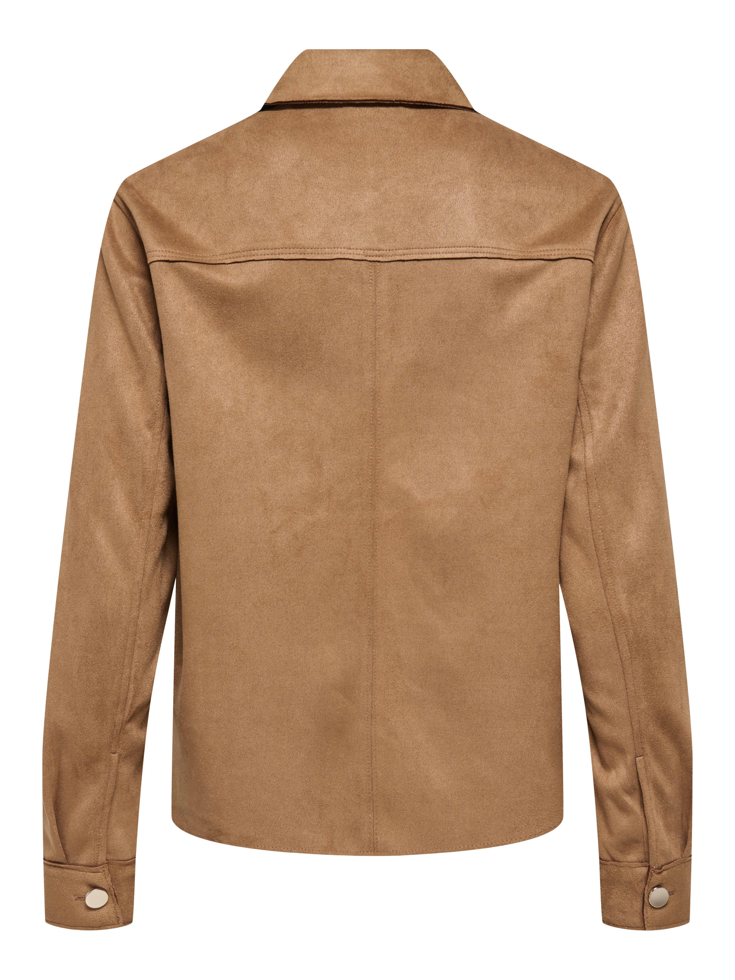 ONLY Hemdbluse »ONLMIRA L/S FAUX SUEDE SHIRT PNT« Materialmix, regular fit