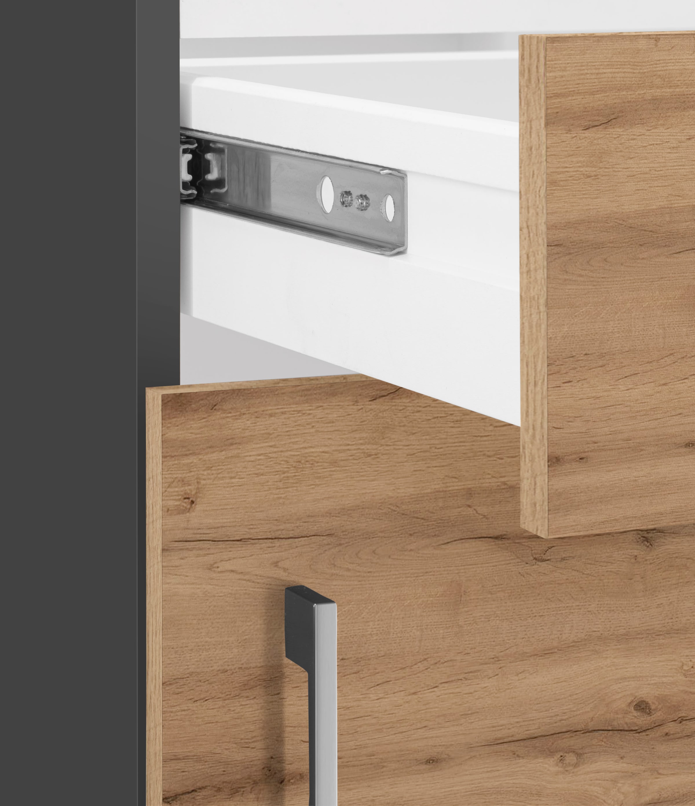 KOCHSTATION Küchenzeile »KS-Colmar« mit E-Geräten, Breite 270 cm