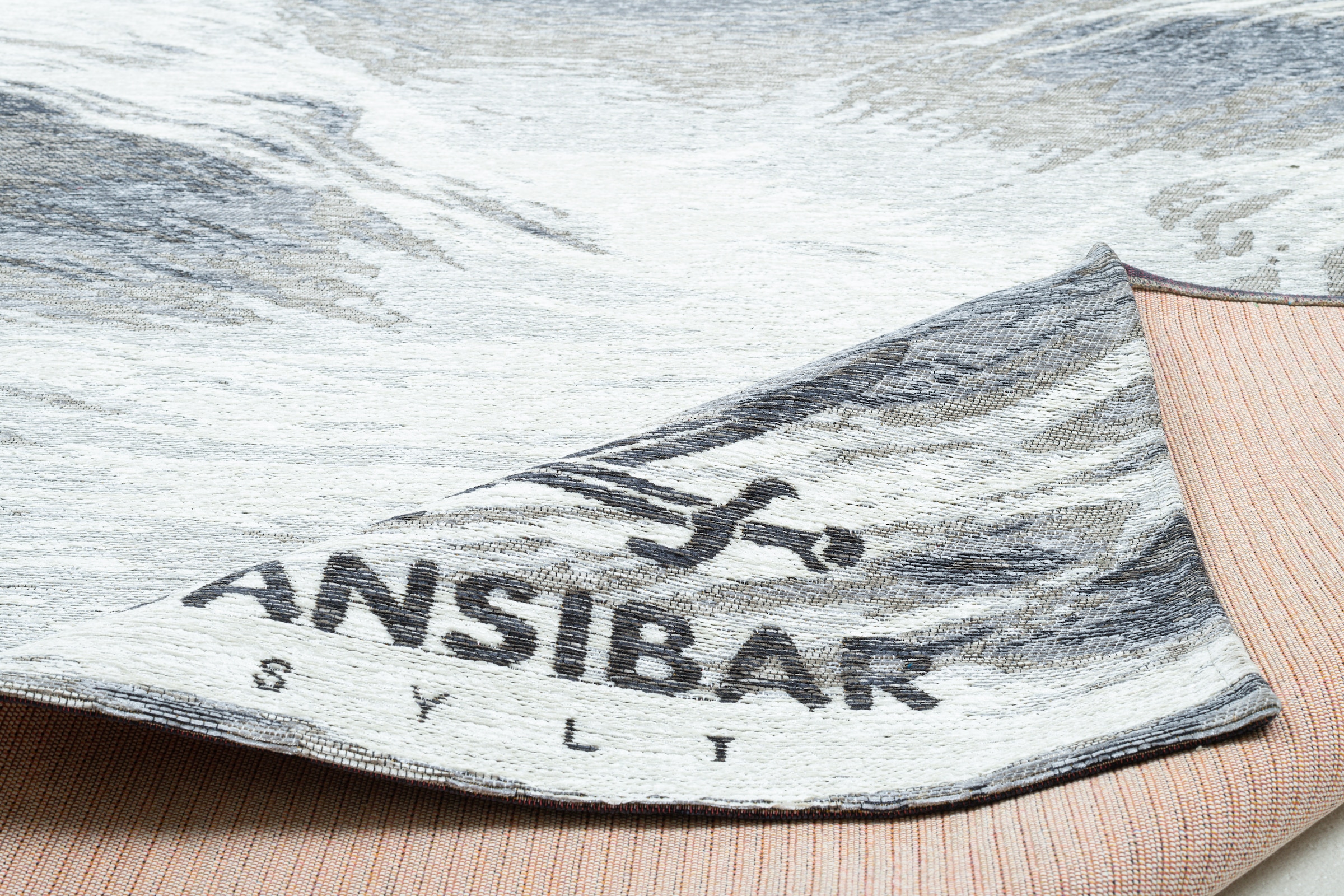 Sansibar Teppich »Keitum 032« rechteckig 3 mm Höhe Flachgewebe, modernes Design, Motiv Brandung & Wellen