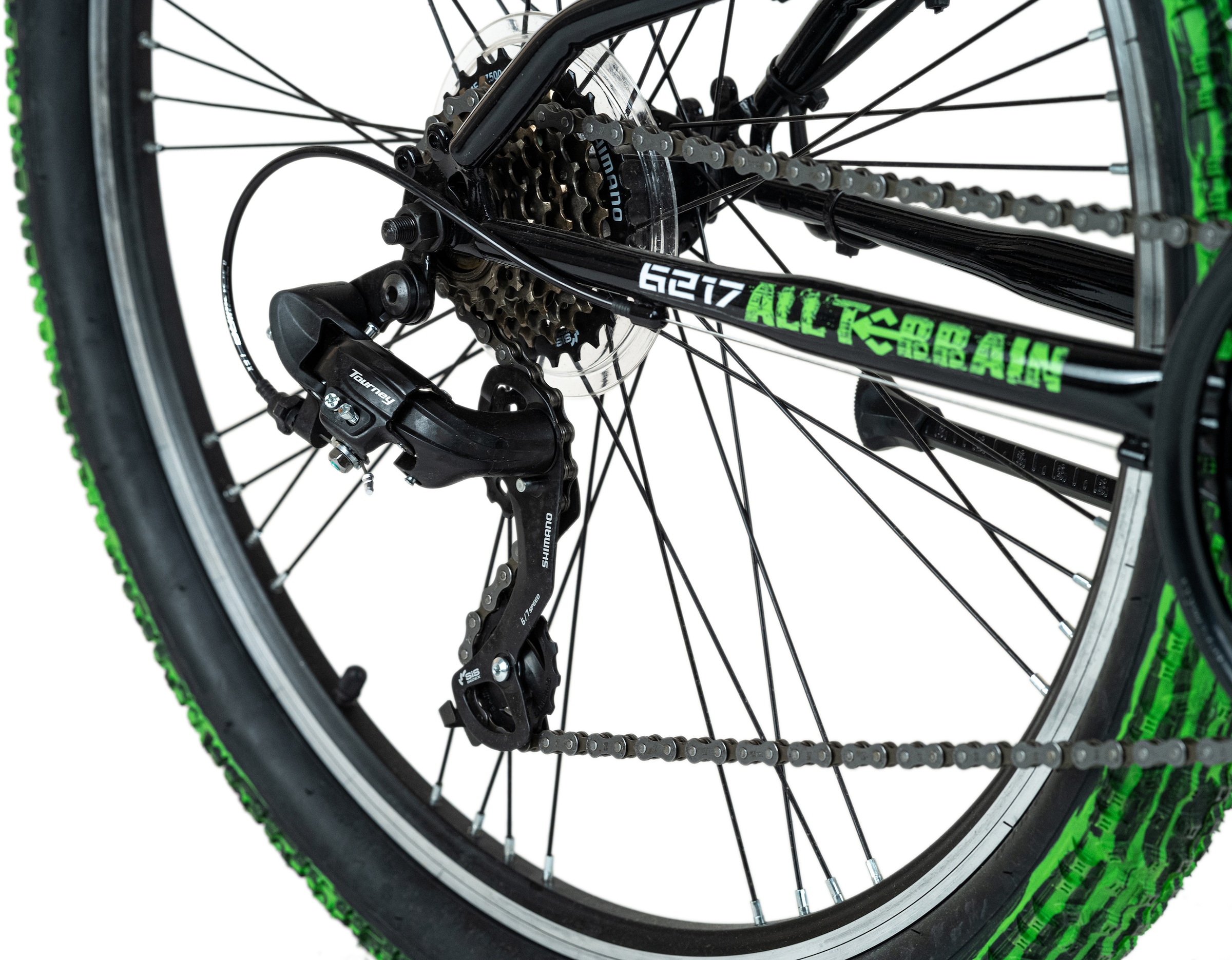 KS Cycling Mountainbike »Crusher«, 21 Gang, Shimano, Tourney Schaltwerk, Kettenschaltung, für Damen und Herren, Kettenschaltung