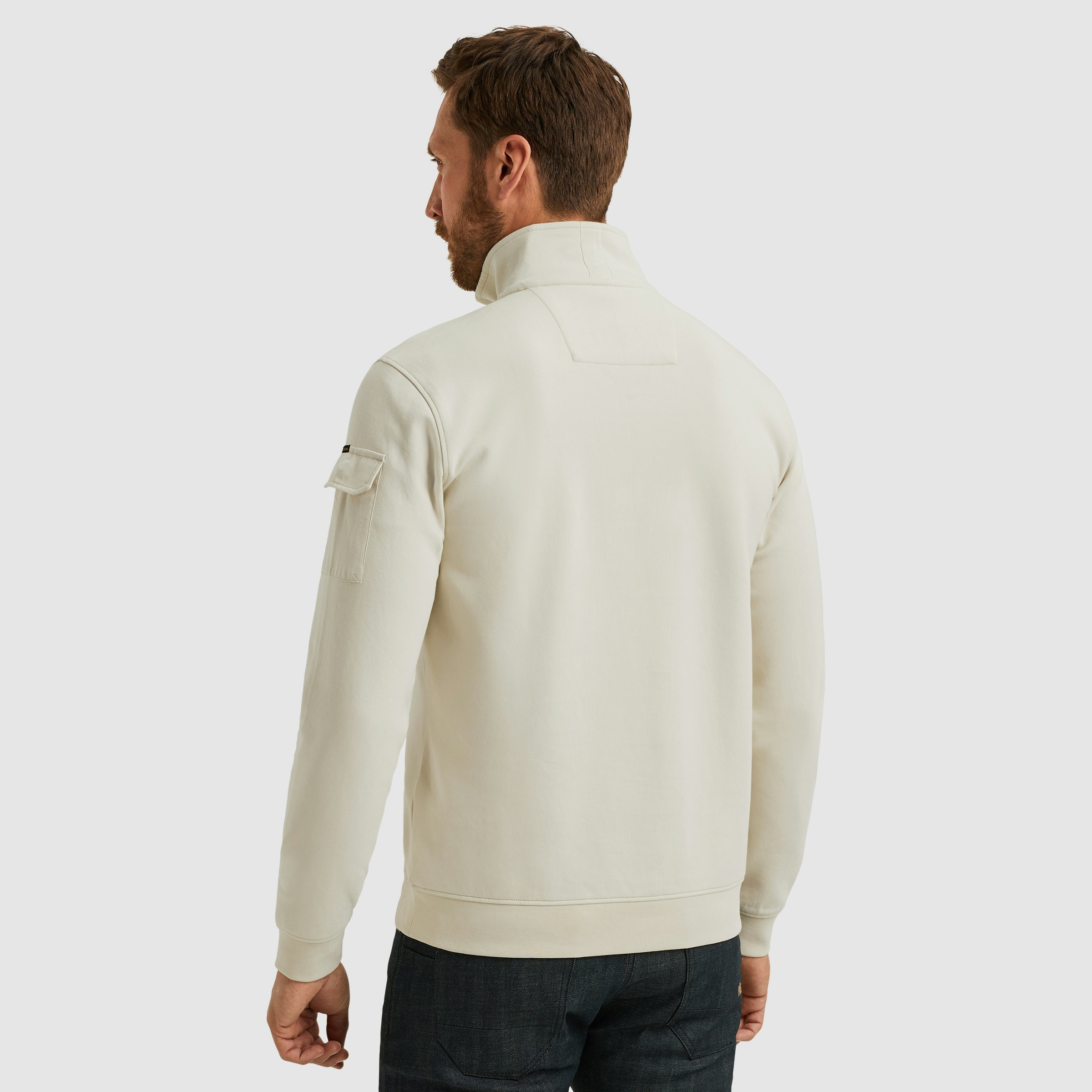 PME LEGEND Sweatshirt mit Logo Stickerei