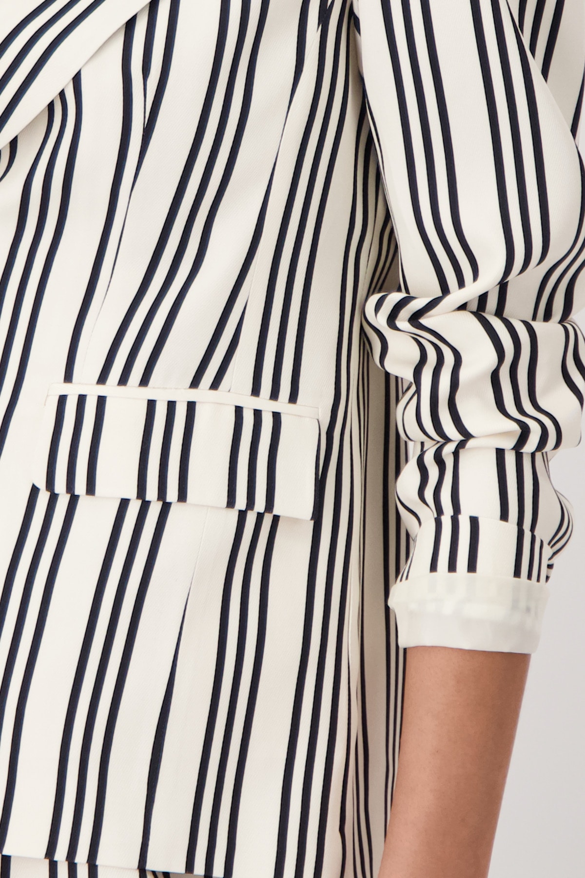 Monari Kurzblazer mit Streifen