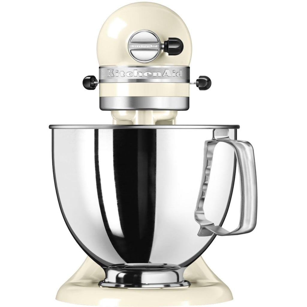 KitchenAid Küchenmaschine »5KSM175PSEAC+5KSMVSA ALMOND CREAM«, mit Gratis Gemüseschneider und 3 Trommeln (Wert ca. 129,-€ UVP)