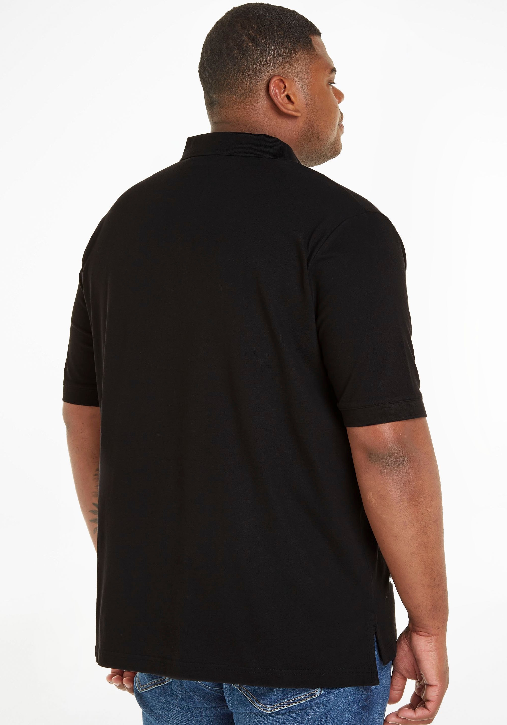 Calvin Klein Big&Tall Poloshirt »BT-STRETCH PIQUE SLIM POLO«, in großen Größen mit Polokragen