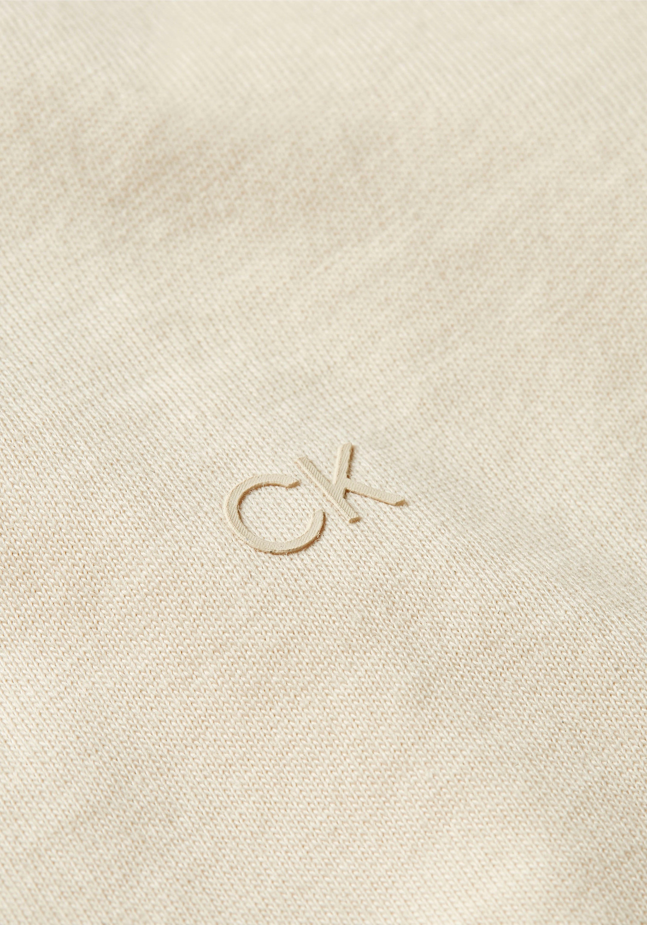 Calvin Klein Rundhalsshirt »SMOOTH COTTON NECK ♕ mit kleinem bei 3D- TEE«, CK Logo CREW
