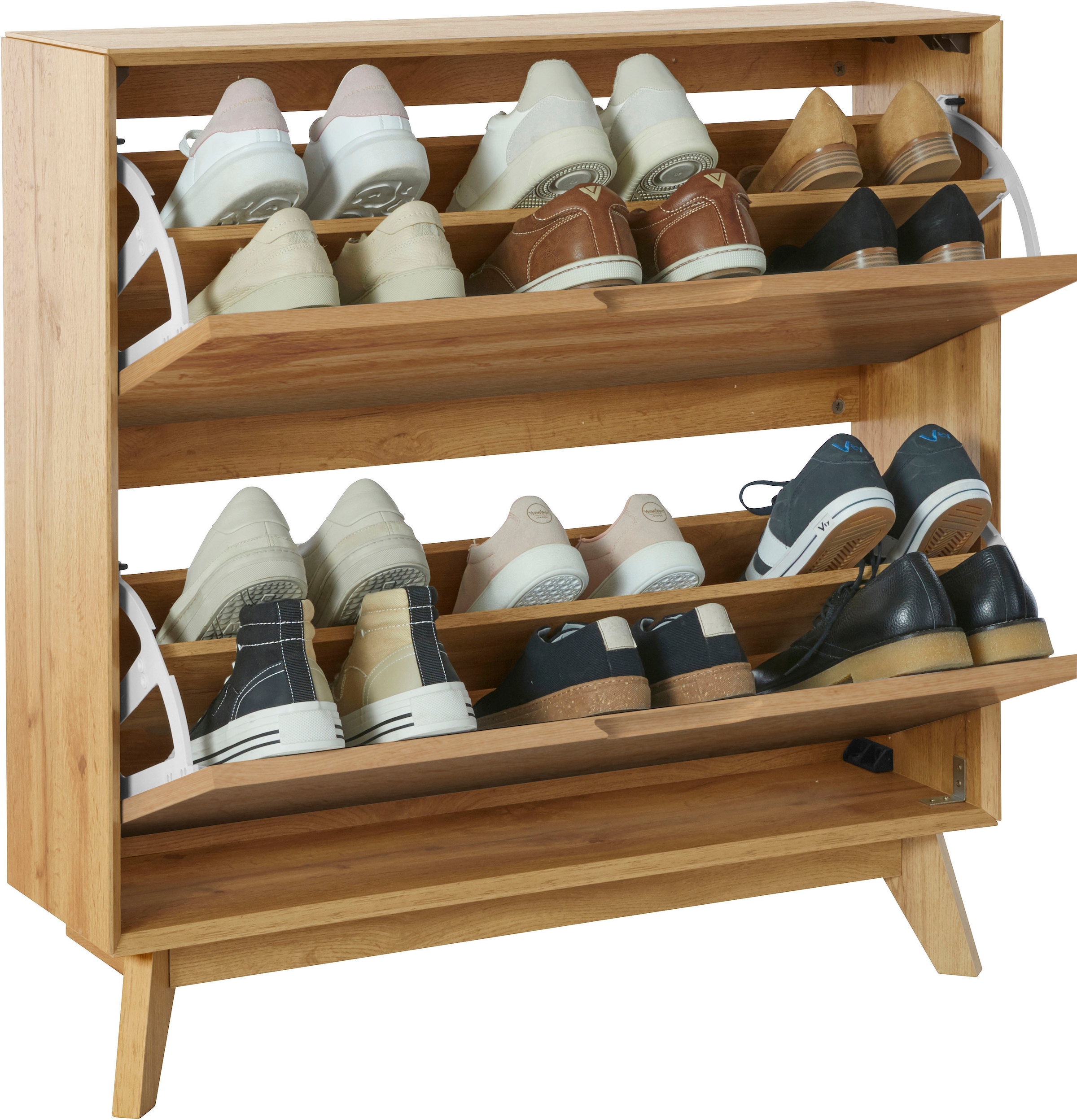 andas Schuhschrank »Pandrup«, mit 2 Klappen, ca. 8 Paar Schuhe pro Klappe, Höhe  90 cm online bestellen | UNIVERSAL | Schuhschränke