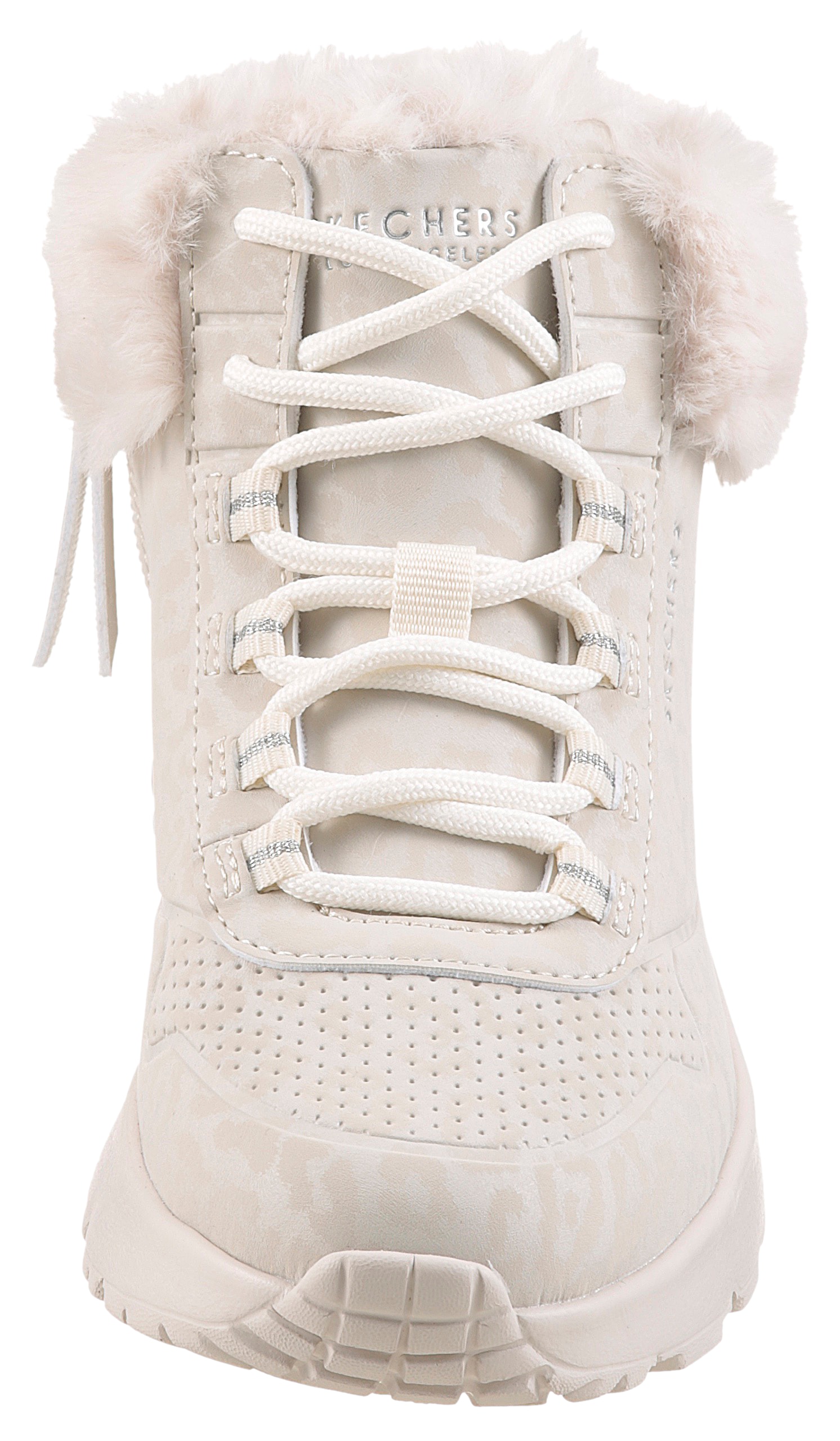 Skechers Winterboots »UNO LITE«  Schnürboots mit Reißverschluss, Größenschablone zum Download