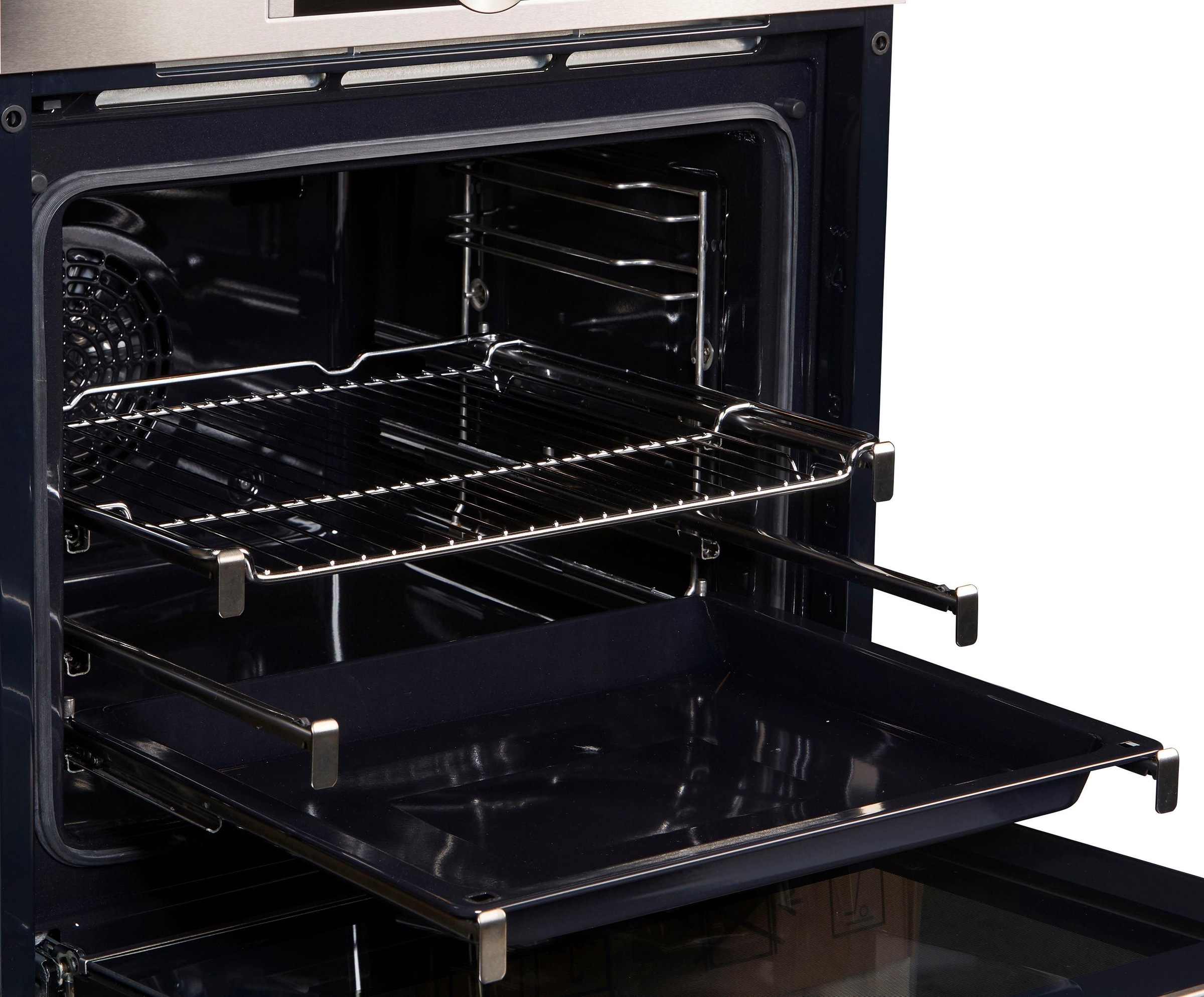 BOSCH Einbaubackofen 8 »HBG632TS1«, mit 3-fach-Teleskopauszug
