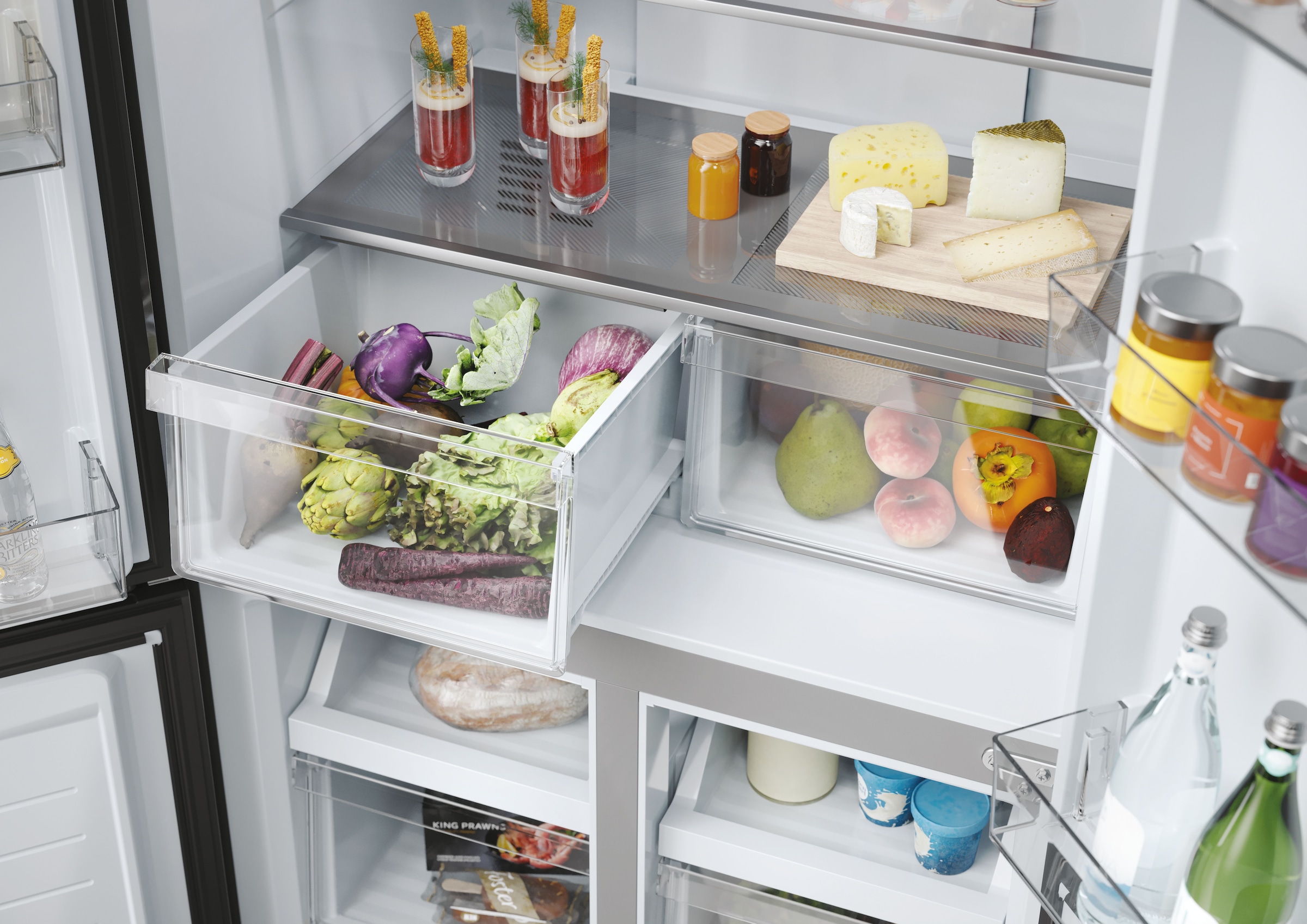 Haier Kühl-/Gefrierkombination »HCR3818ENMD« 181,5 cm hoch 83,3 cm breit Total No Frost: Nie wieder abtauen