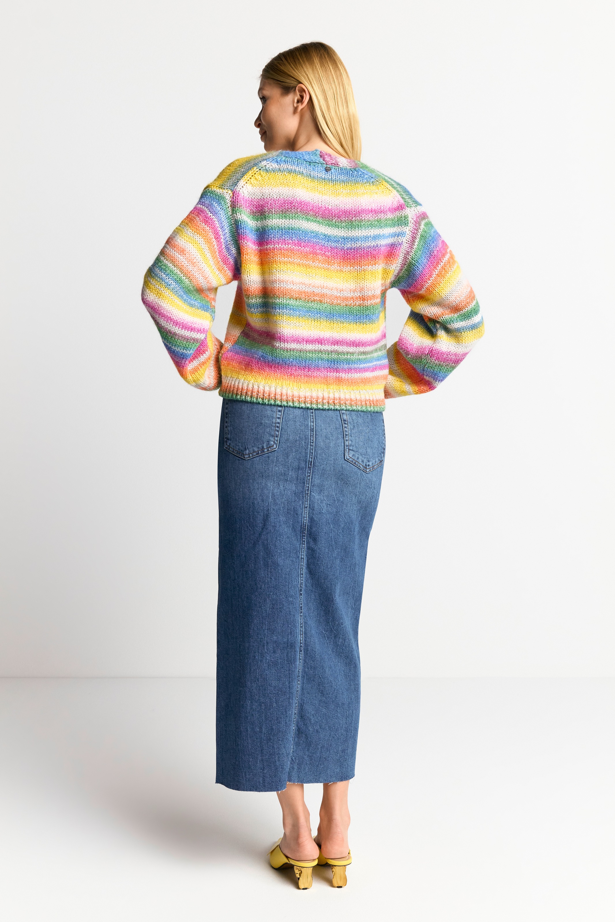 RICHROYAL Cardigan, Mit auffälligen Streifenmuster