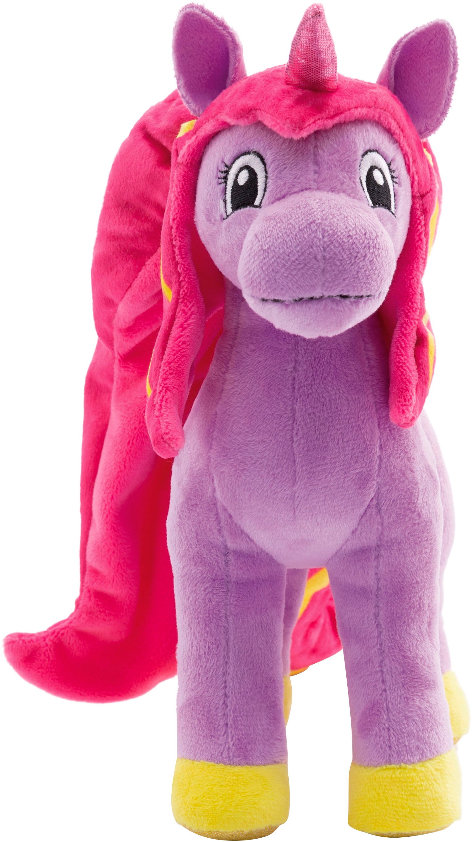 Nici Kuscheltier »Lissy PONY, Einhorn Mandy lila-pink, 22 cm stehend«