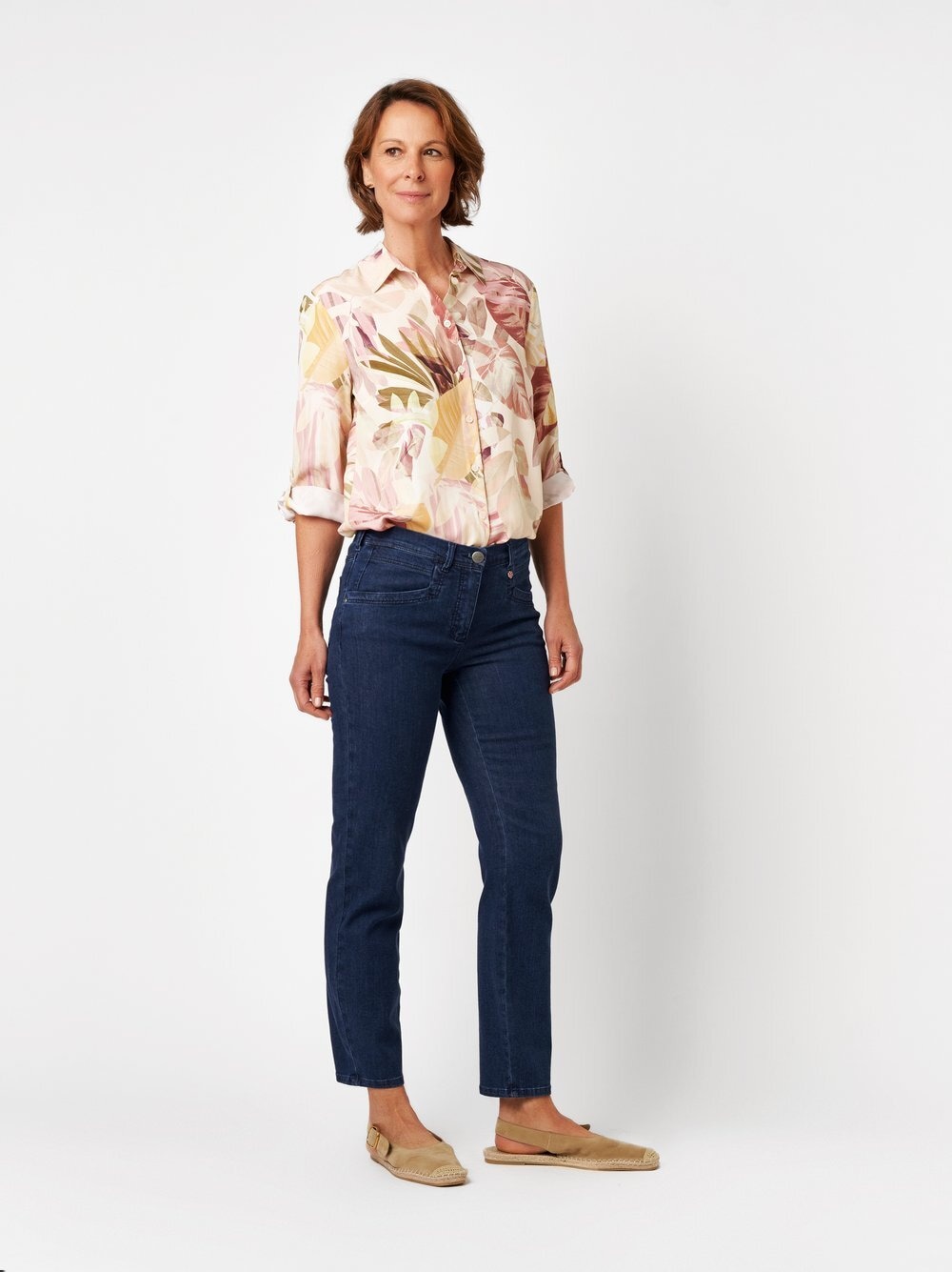 Relaxed Hemdbluse »Sweet Bea« mit tropischem Print