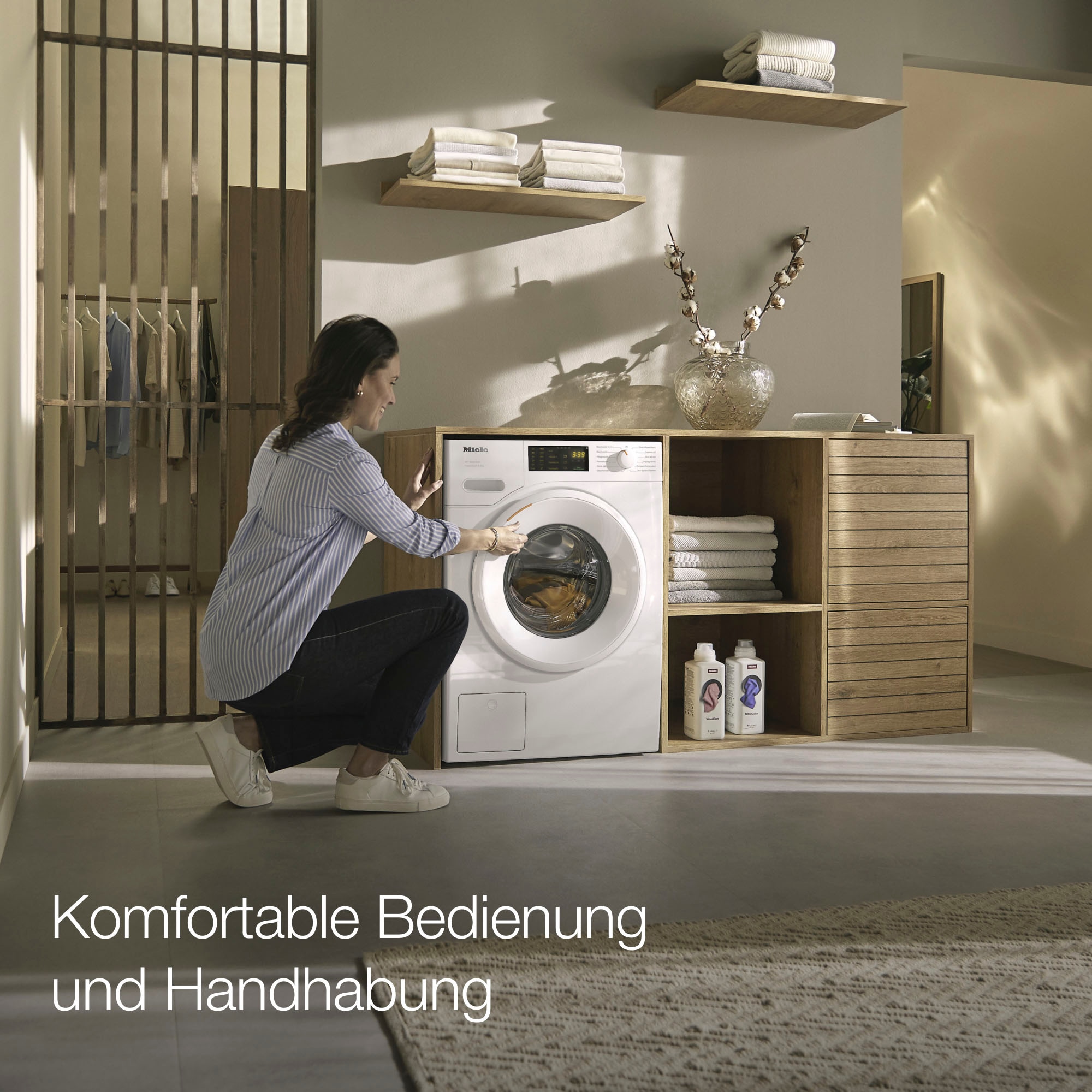 Miele Waschmaschine »WDD131 WPS GuideLine« 8 kg 1400 U/min GuideLine für Sehbehinderte