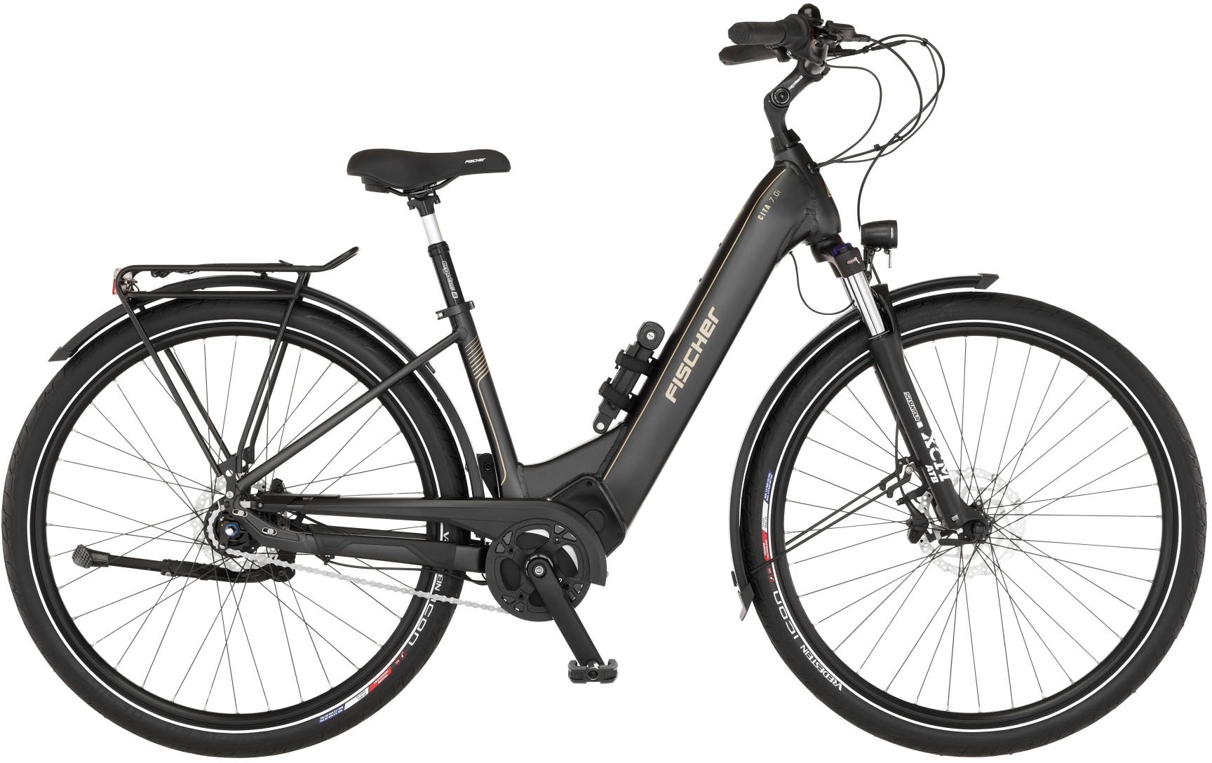 FISCHER Fahrrad E-Bike »CITA 7.0I 630«, 7 Gang, Shimano, Nexus, Mittelmotor 250 W,... kaufen