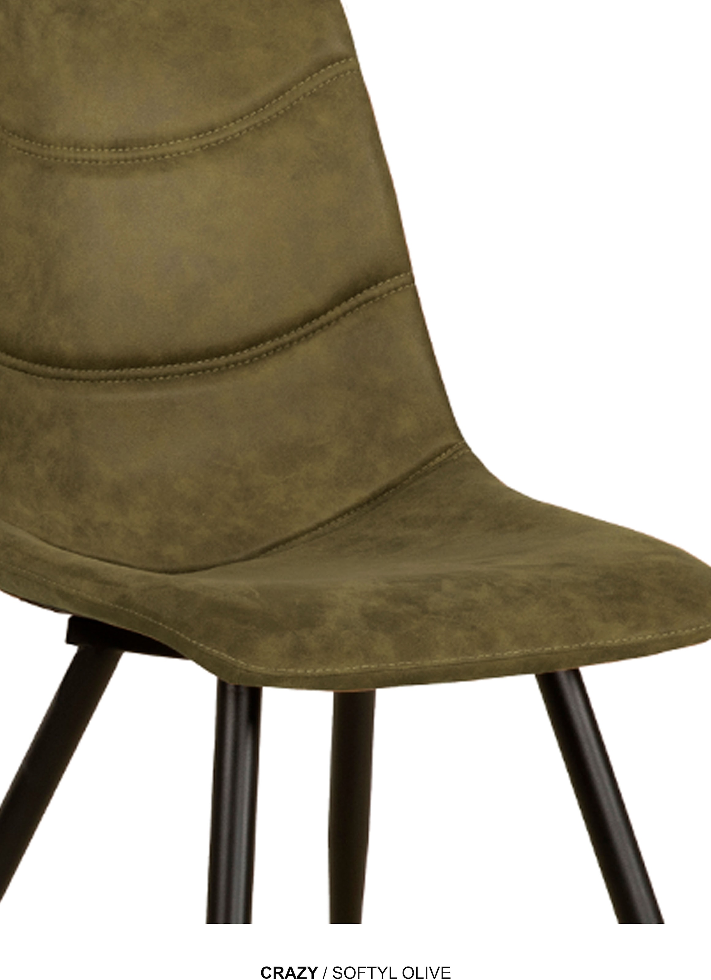 OMG Design Esszimmerstuhl »Crazy« (Set) 2 Stk.Esszimmerstuhl, pflegeleichter Bezug, mit Handgriff