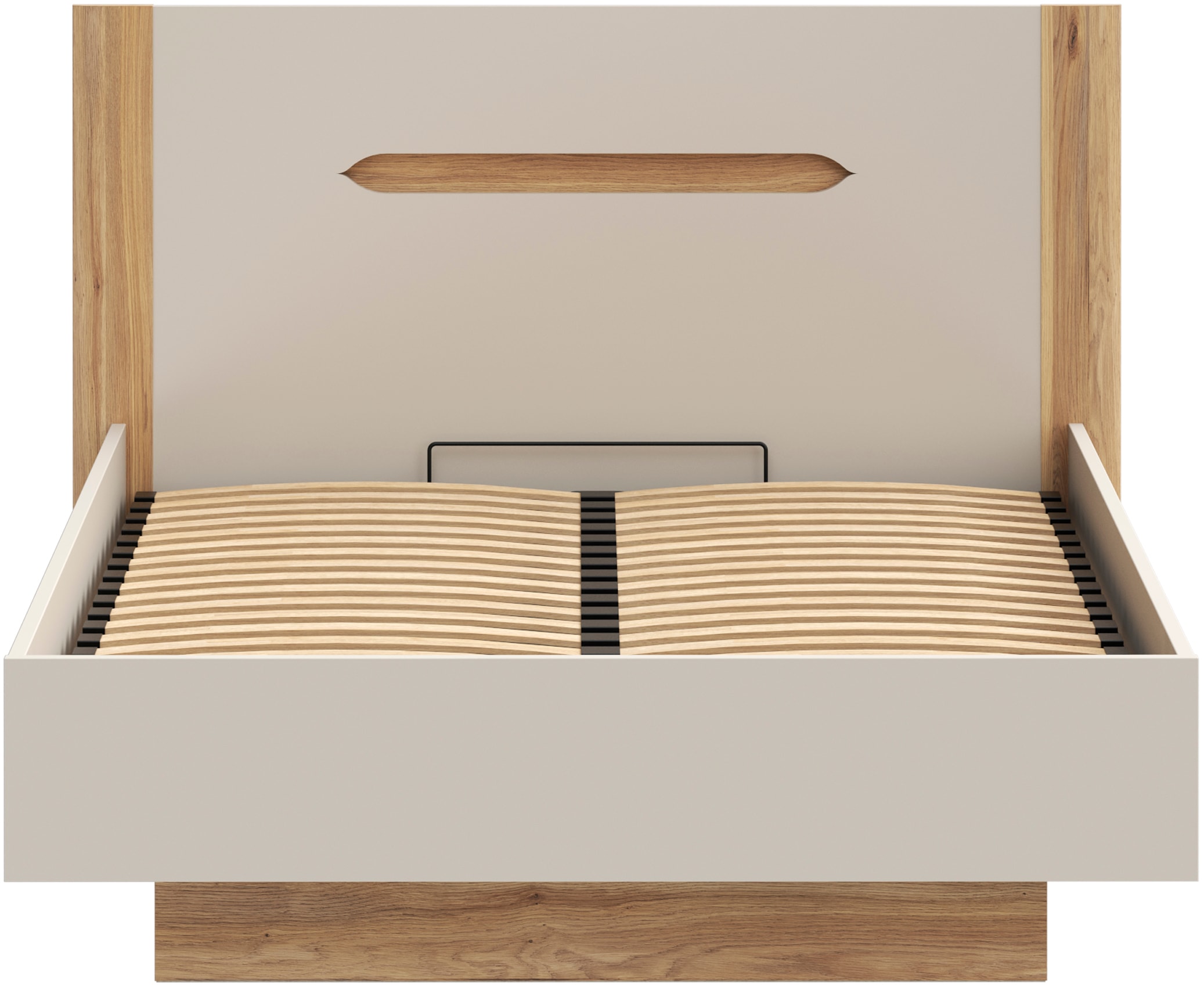 FORTE Stauraumbett aufklappbarer Lattenrost, Stauraum