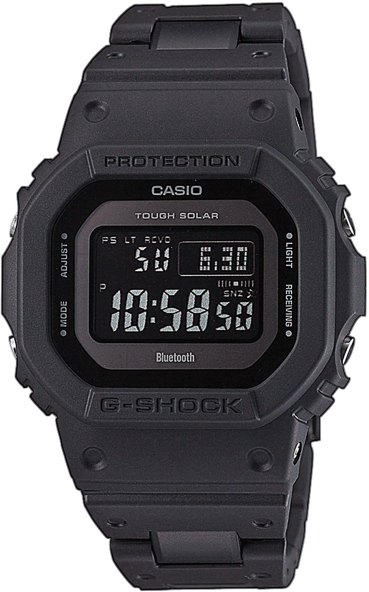 CASIO G-SHOCK Funkchronograph »The Origin, GW-B5600BC-1BER«, Solaruhr, Armbanduhr, Herrenuhr, digital, retro,bis 20 bar wasserdicht