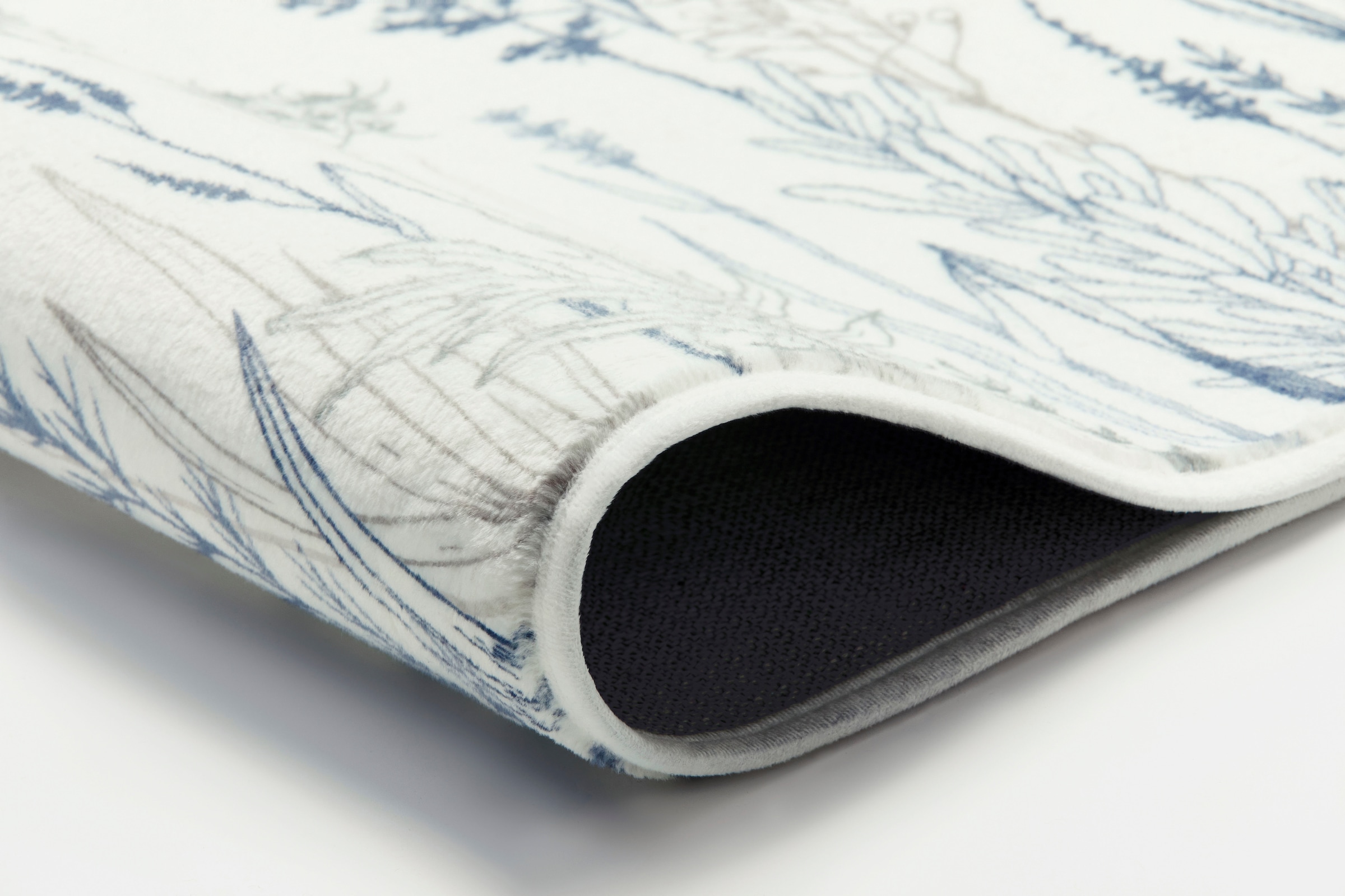 Kleine Wolke Badematte »Savannah«, rutschhemmend beschichtet, fußbodenheizungsgeeignet, Badteppich, bedruckt, Gräser Design