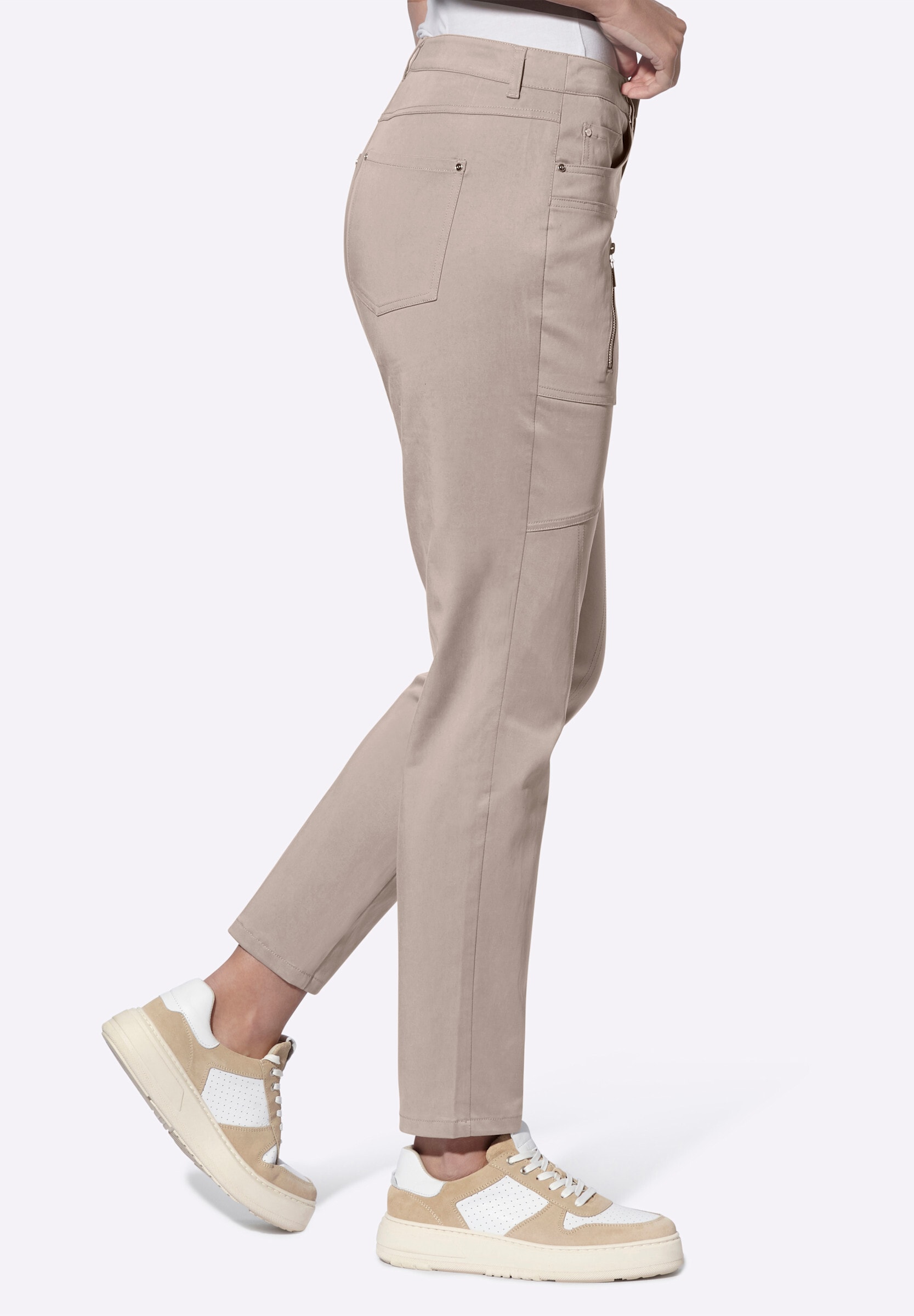heine Stoffhose »Hose 5-Pocket-Hose mit Zippertaschen«