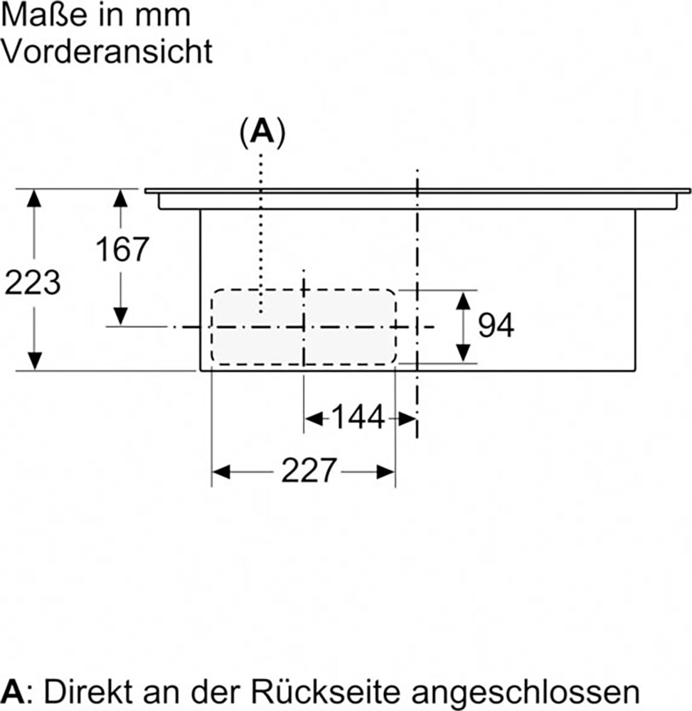 NEFF Kochfeld mit Dunstabzug »V56NBS1L0«, mit einfacher Touch Control Bedienung