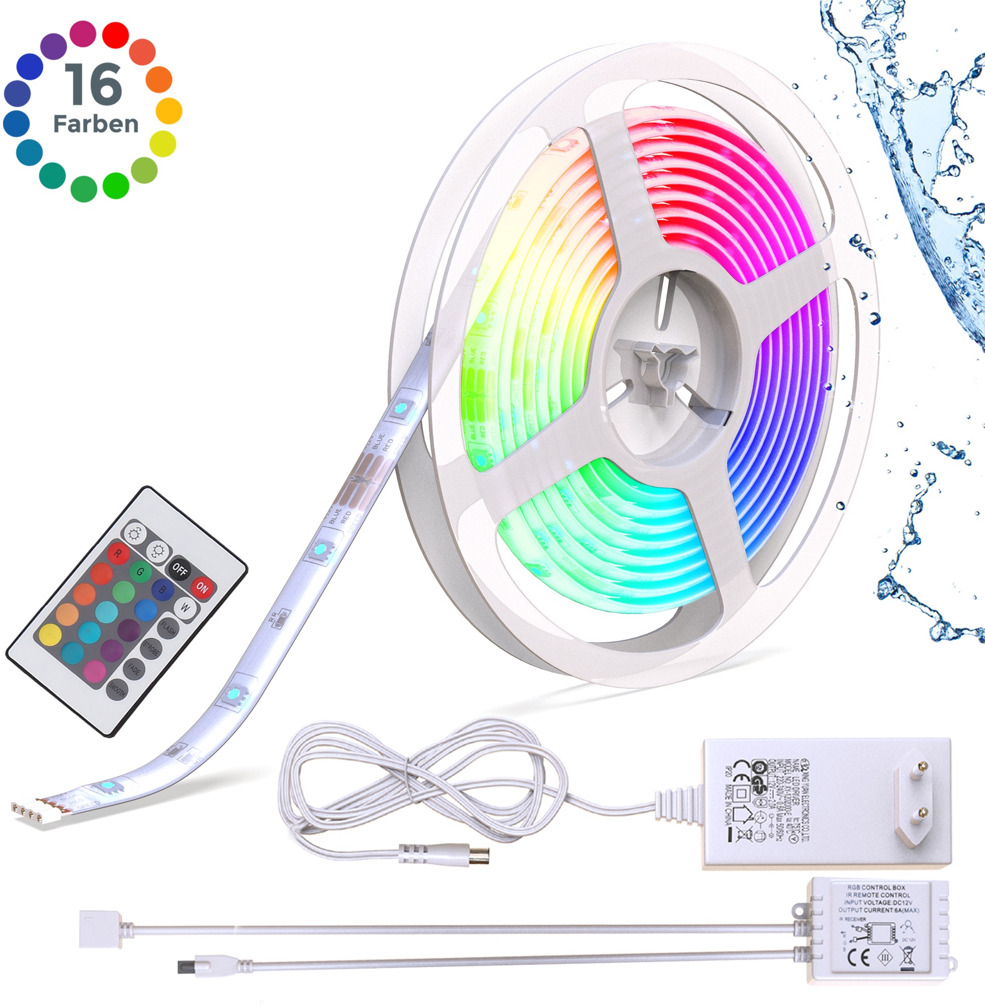 B.K.Licht LED-Streifen »USB LED Strip«, 150 St.-flammig