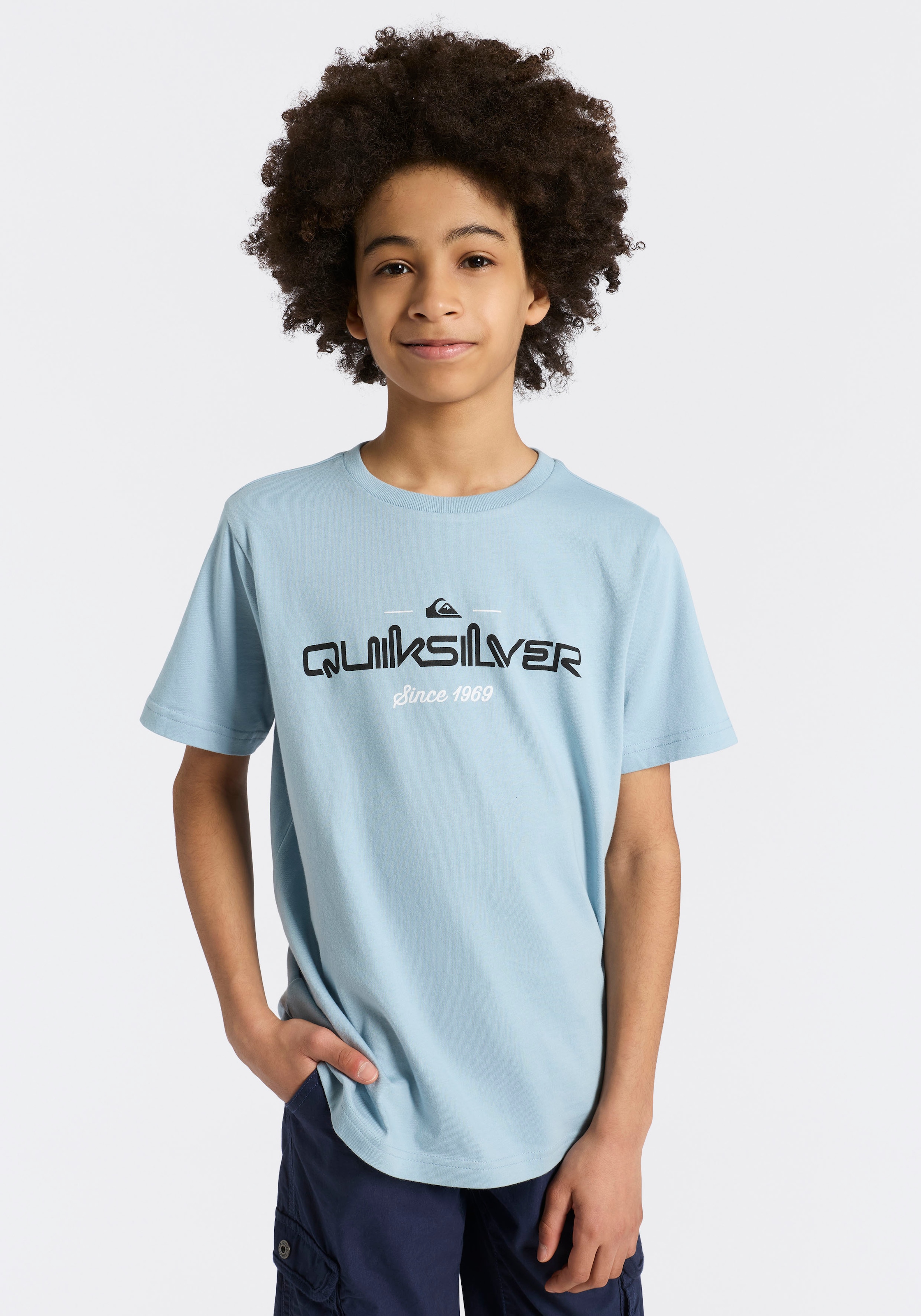 Quiksilver T-Shirt »WRAP FRAM CRAZY SESHORT SLEEVE SHORT SLEEVE PAK Y« 2 Kurzarm, 2er-Pack, aus Baumwolle, Jersey-Material, sportliche Passform