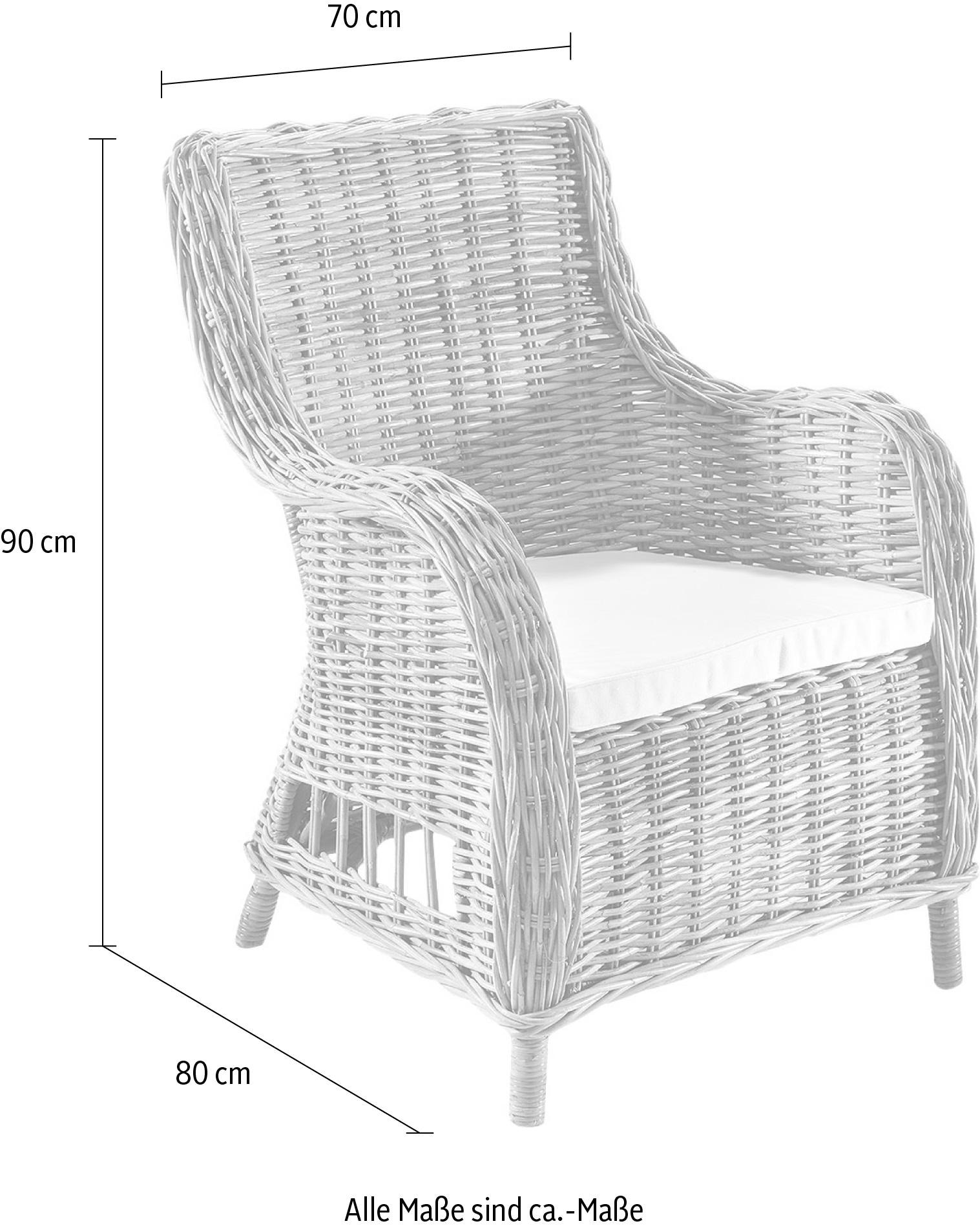 locker Sessel »Aberdeen«, Rattan