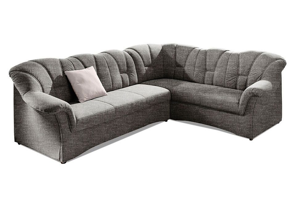 DOMO collection Ecksofa »Papenburg B/T/H: 242/190/84 cm L-Form«, wahlweise mit Bettfunktion, Langer Schenkel links oder rechts