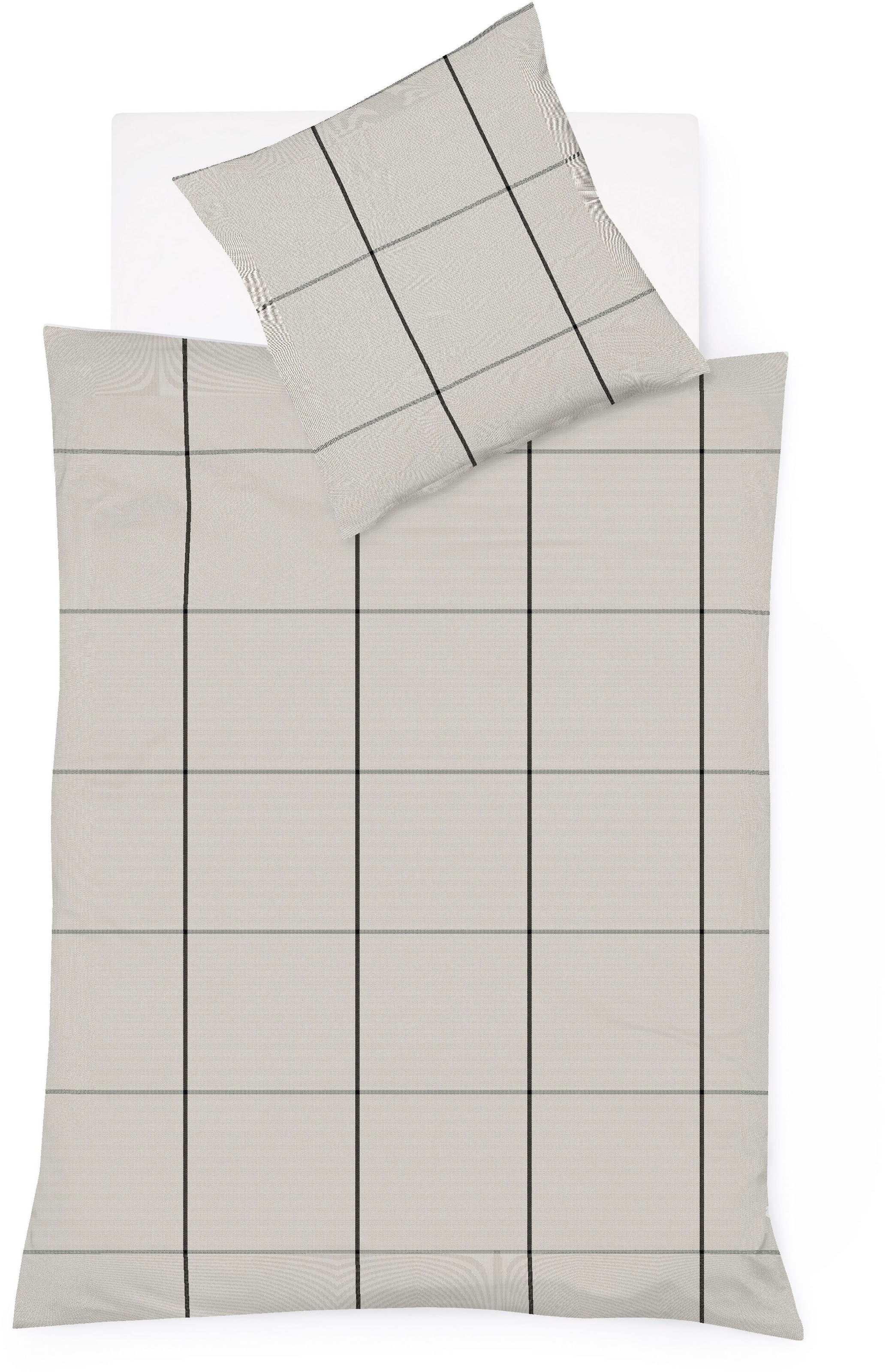 fleuresse Bettwäsche "Lech 4311" 2 Stk. Edelflanell, Baumwolle, in Gr. 135x200, 155x220, 200x200cm