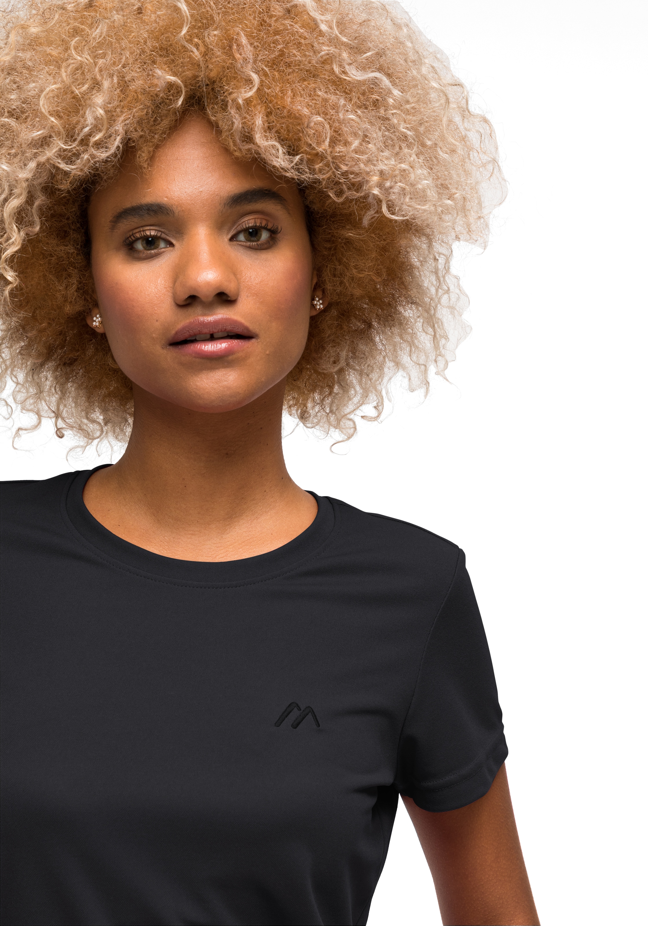 Maier Sports Funktionsshirt »Waltraud«, Damen T-Shirt, schnelltrocknendes Freizeitshirt, Regular Fit