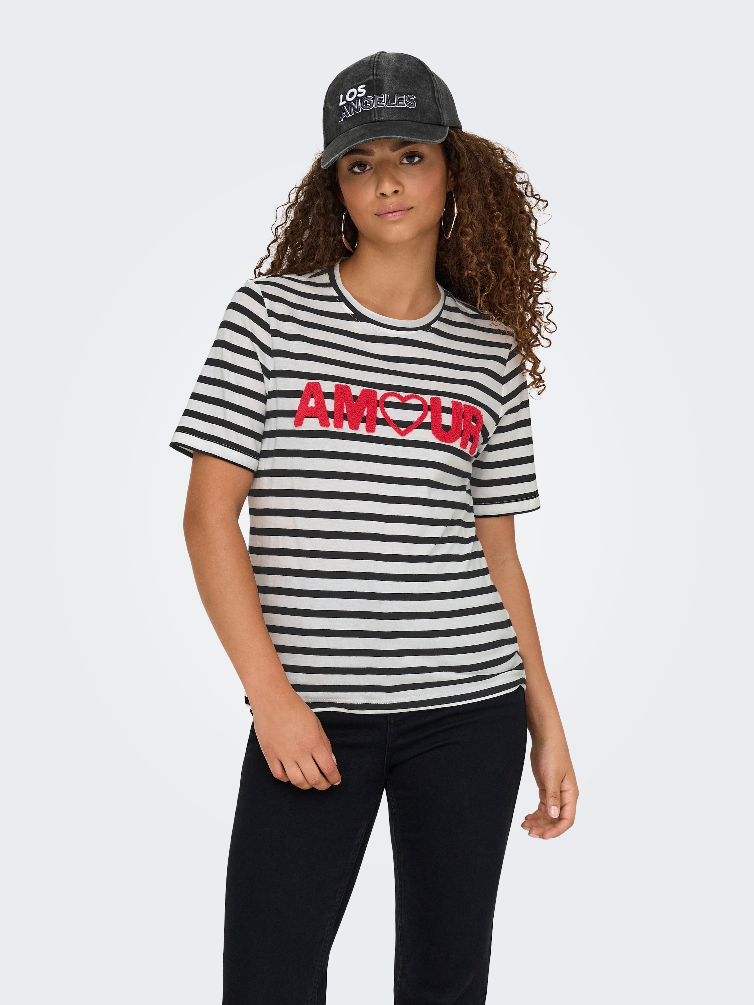 ONLY T-Shirt »ONLKIKO LIFE S/S O-NECK TERRY TOP CS JRS«