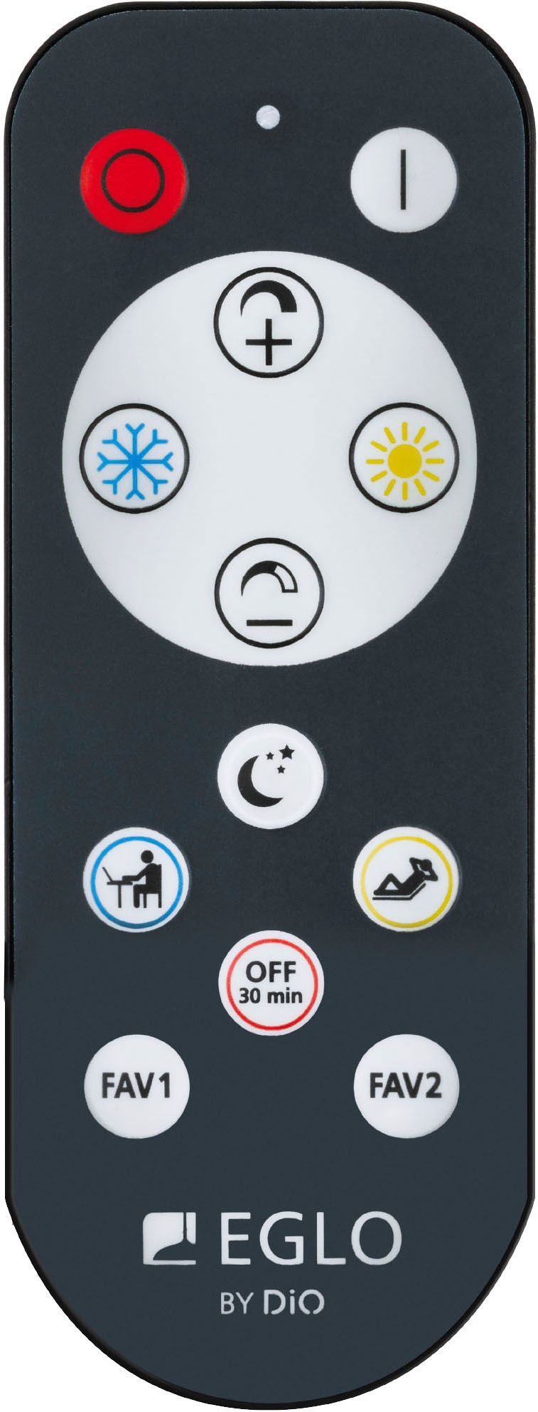 EGLO Deckenleuchte »CALAGRANO« LED-Modul 1 Stk. warmweiß - kaltweiß Deckenleuchte in schwarz aus Stahl - CCT Farbtemperaturwechsel