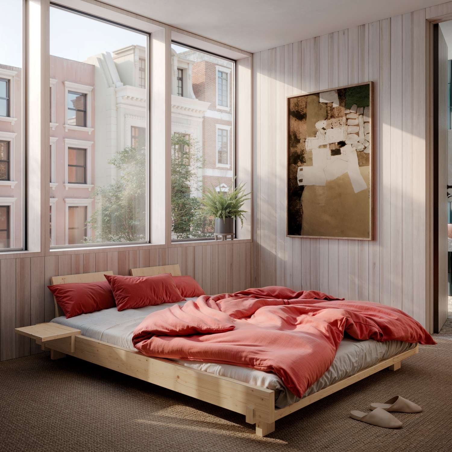 Karup Design Bettgestell »Social Bed, Bett mit oder ohne verstellbares Zubehör, ohne Matratze«, Bett wahlweise mit oder ohne Rückenlehnen und Ablagen. Ohne Matratze