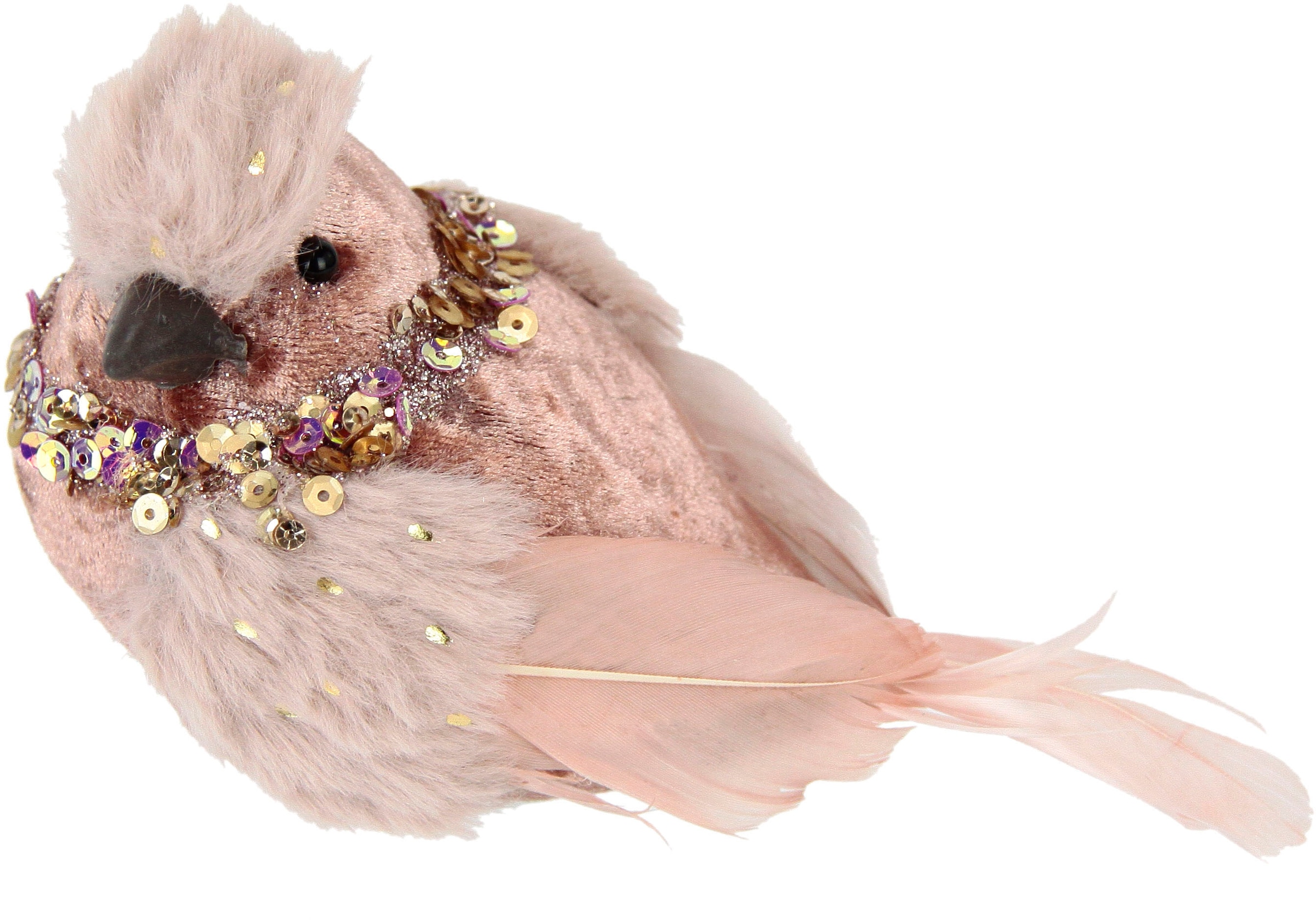 »Vogel«, Plüsch, mit Raten I.GE.A. Dekovogel auf Glamour-Pailletten, kaufen Aus Dekofigur