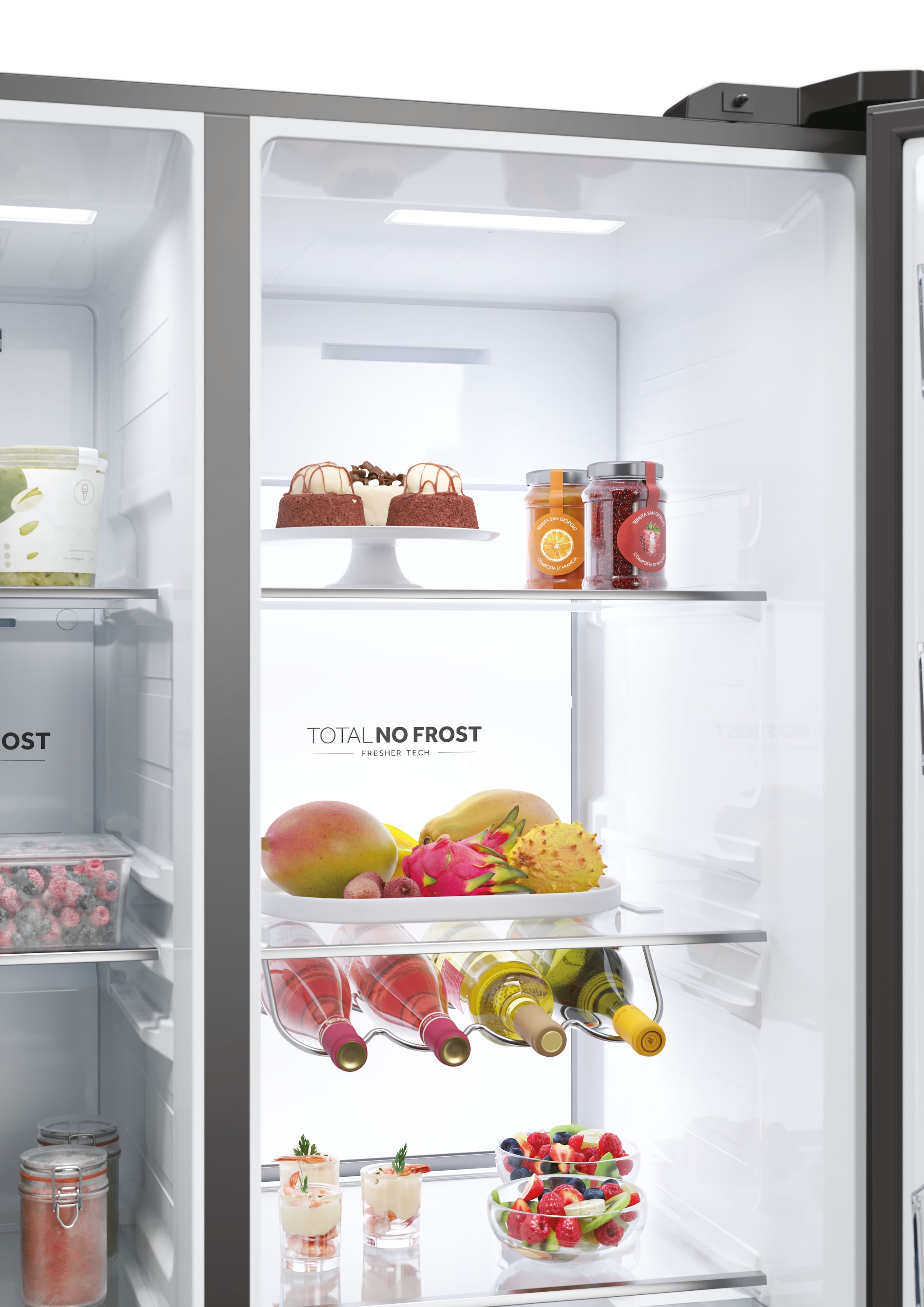 Haier Side-by-Side SBS SERIES 7 »HSW79F18CIMM«, Smart Home: Optionale Steuerung per App und Wi-Fi