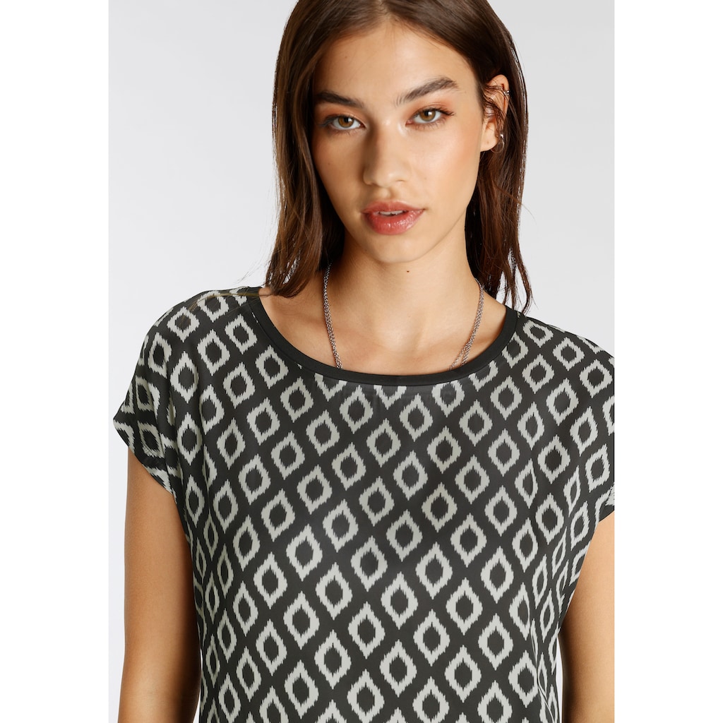 Tamaris Shirtbluse, mit trendigem Print