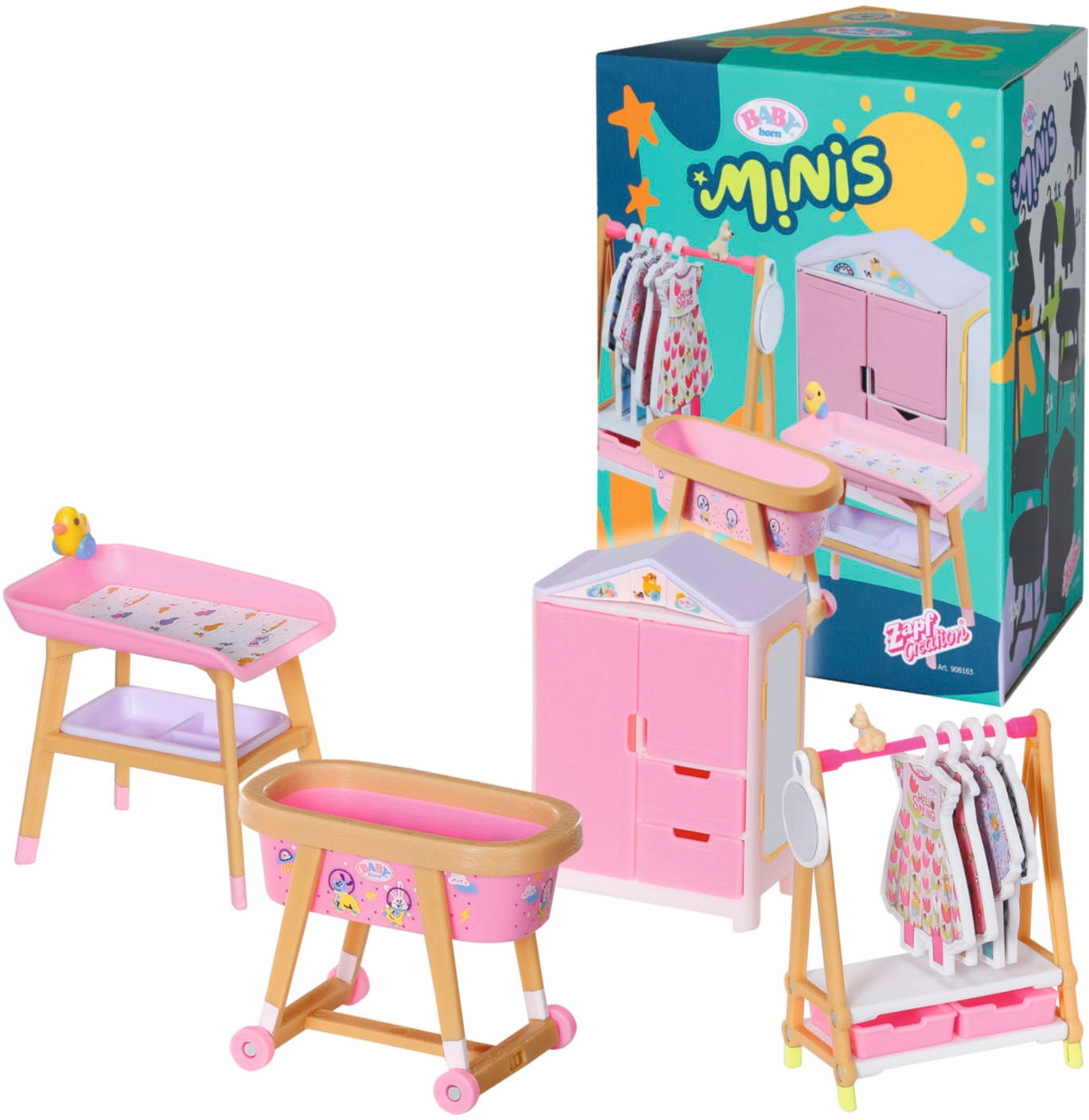 Puppenmöbel »Baby born® Minis Spielset Puppenmöbel«