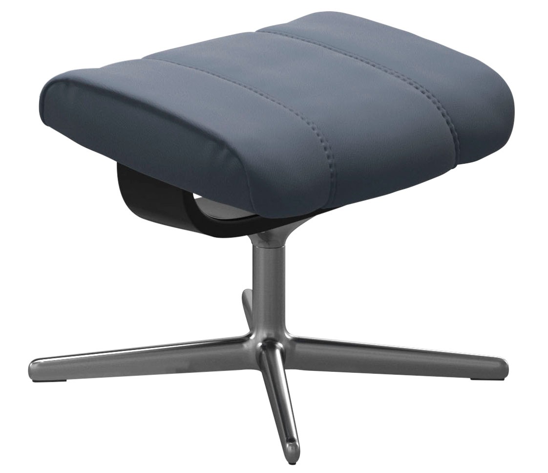 Stressless® Fußhocker »Consul«, mit Cross Base, Größe S, M & L, Holzakzent Schwarz