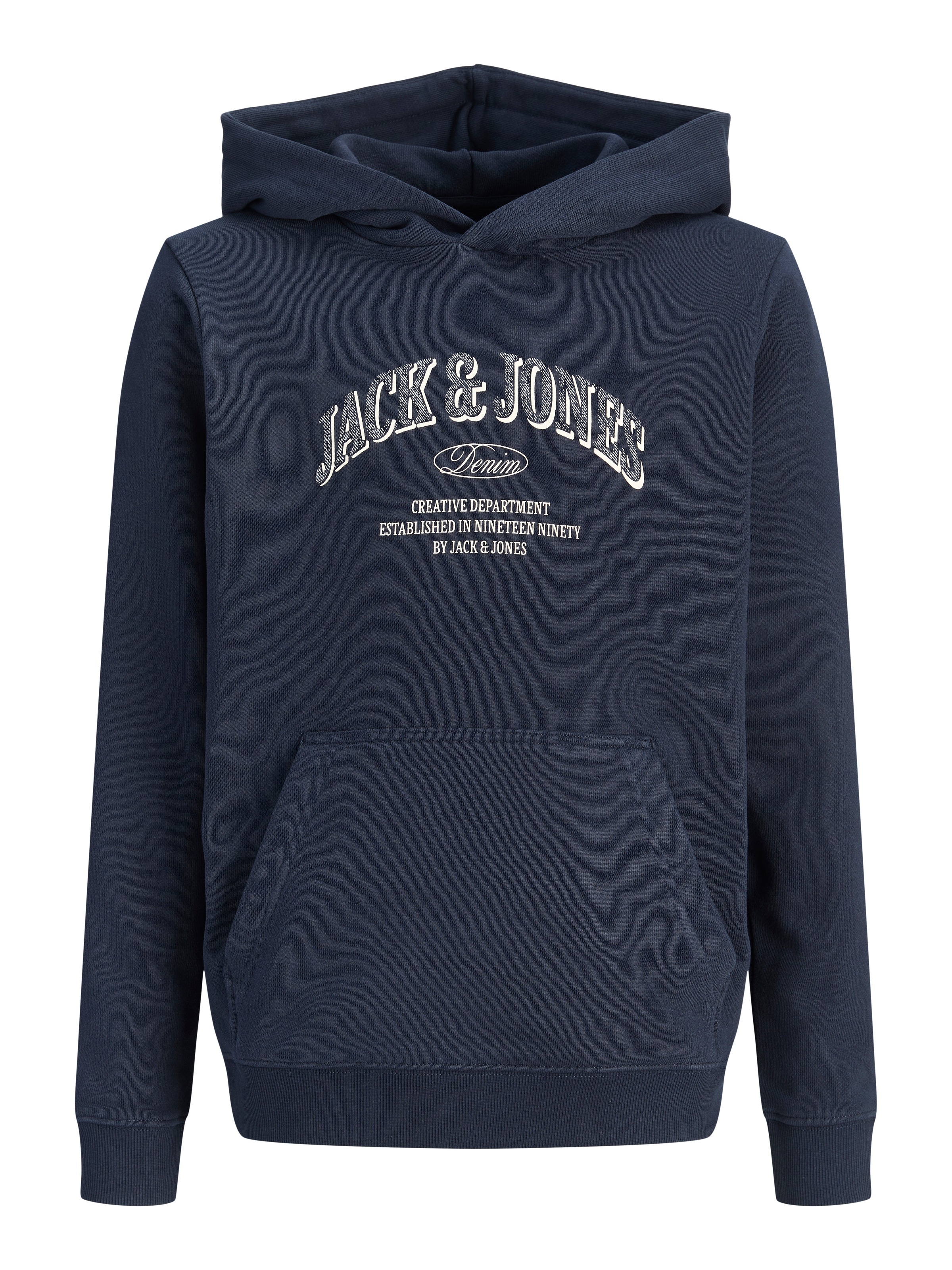 Jack & Jones Junior Kapuzensweatshirt »JJEDENVER LOGO SWEAT HOOD JNR«, Baumwollmischung, locker geschnitten
