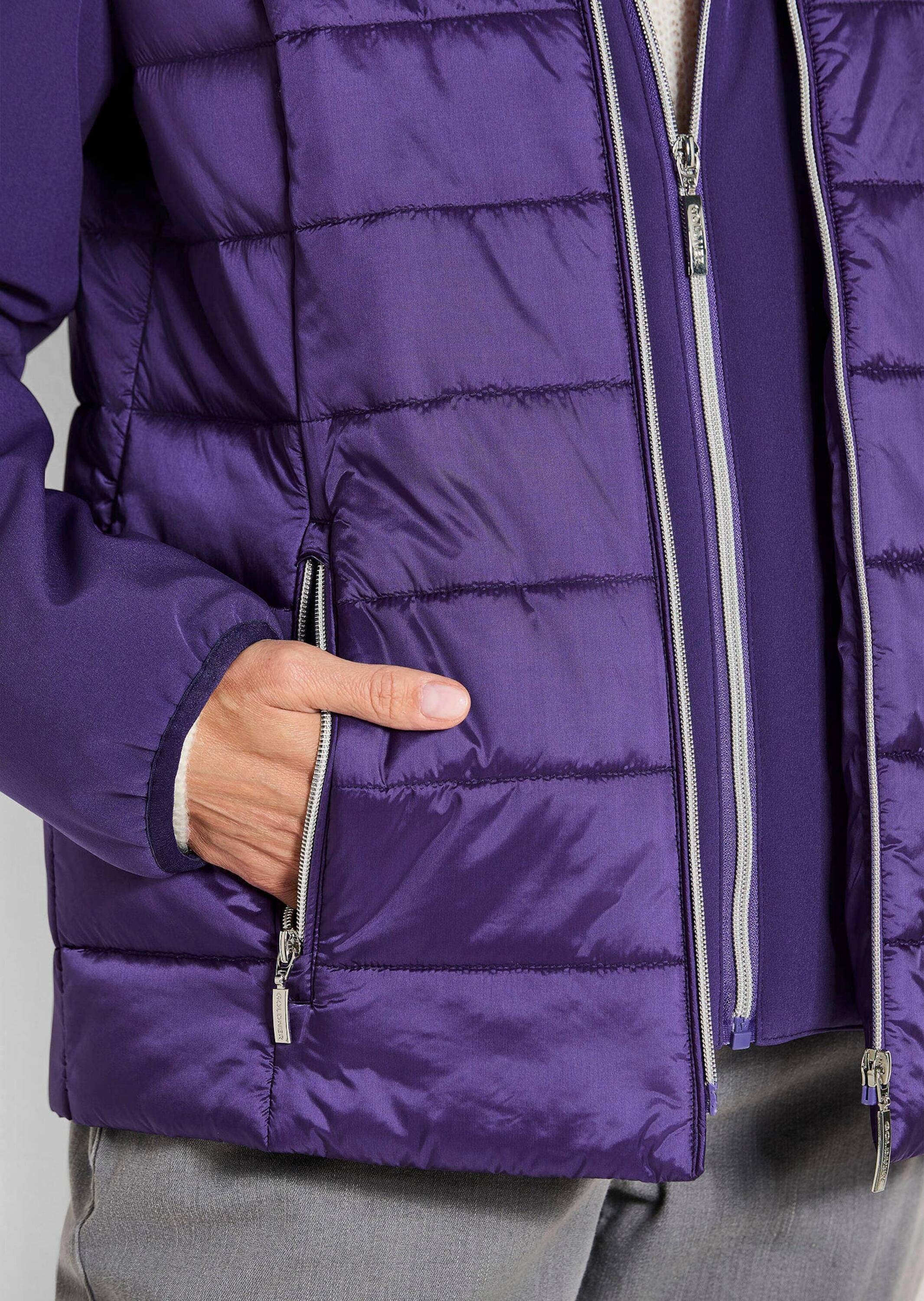 GOLDNER Kurzjacke »Steppjacke mit Ärmeln aus Softshell«