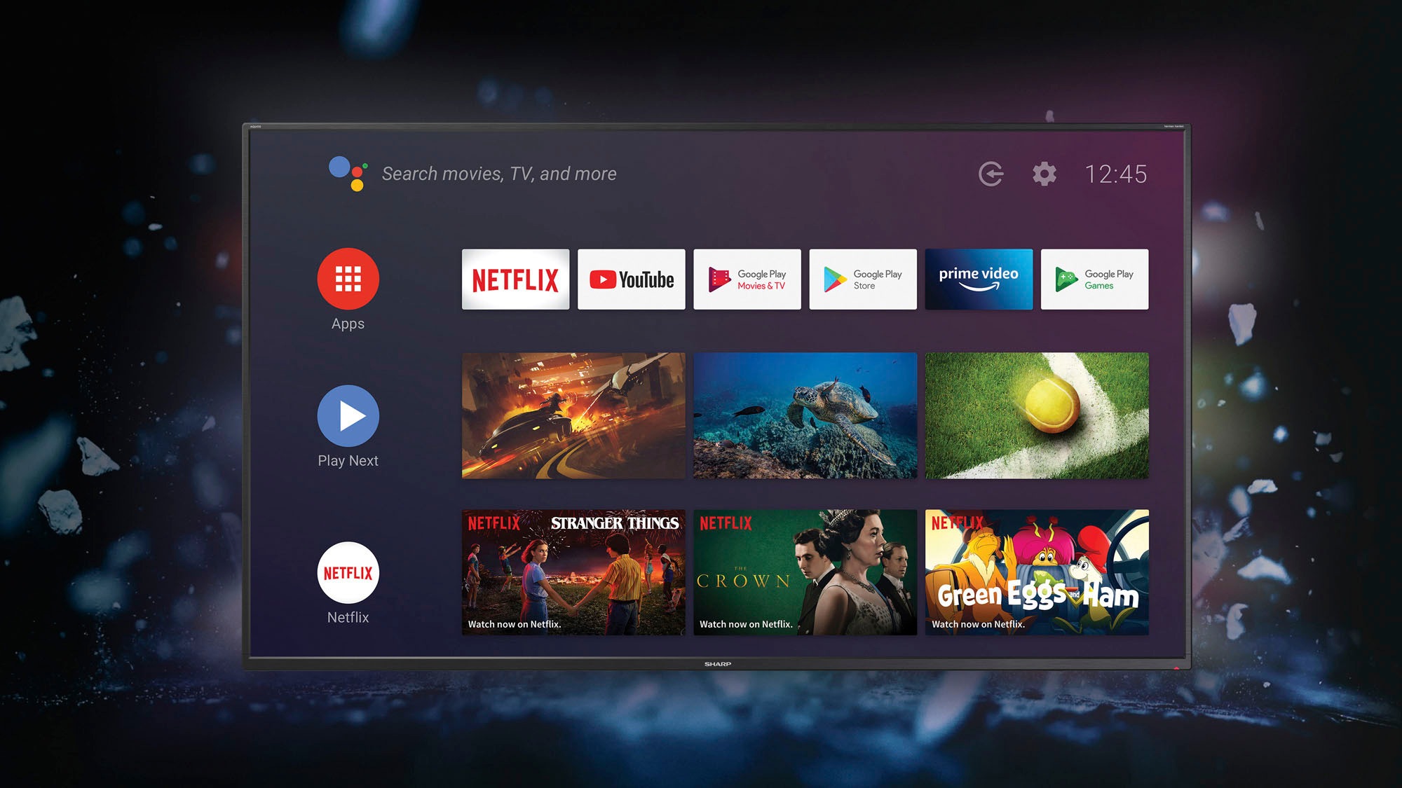 Sharp LED-Fernseher »1T-C32FGx«, HD-ready, Smart-TV-Android TV