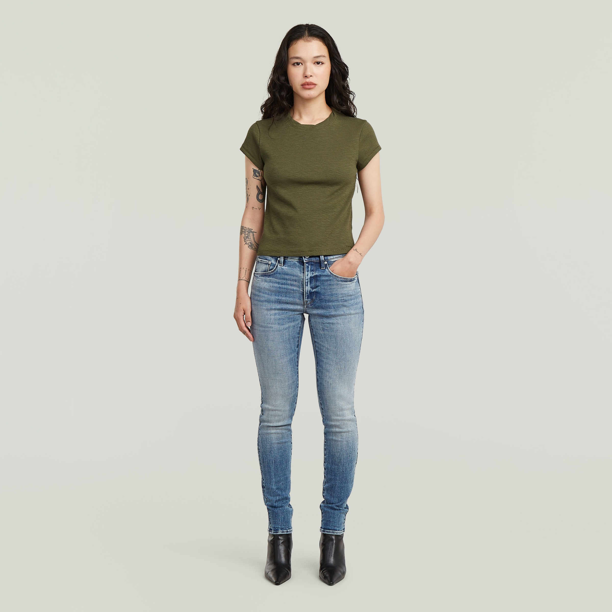 G-STAR Skinny-fit-Jeans »3301« mit Stretch