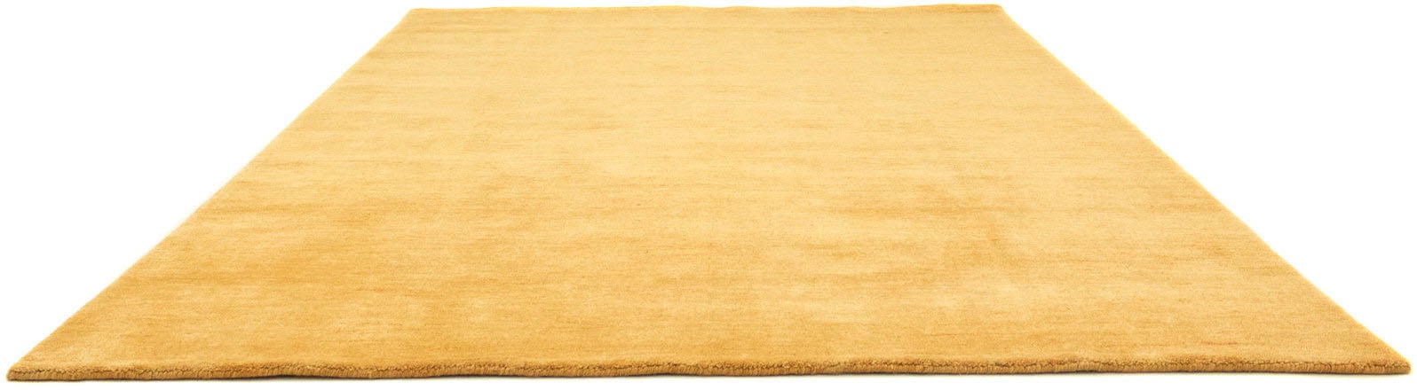 morgenland Wollteppich »Uni - Gabbeh Teppich - Softy«, rechteckig, 1,6 mm Höhe, Gabbeh Optik, Uni Farben, reine Wolle, sehr weicher Flor, Wohnzimmer