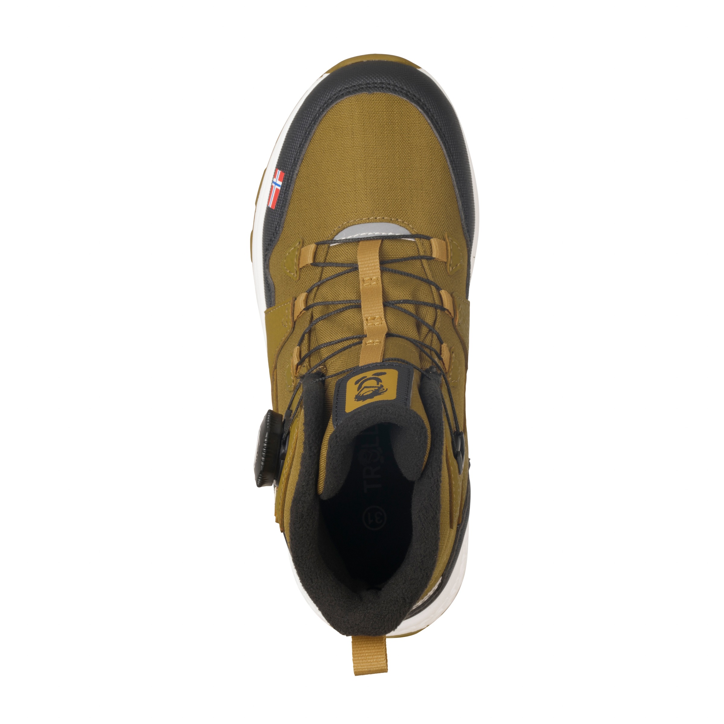 TROLLKIDS Winterstiefel »KIDS BERGEN WINTER MID CUT«, wasserdicht, fitgo Schnellschnürsystem, reflektierende Details