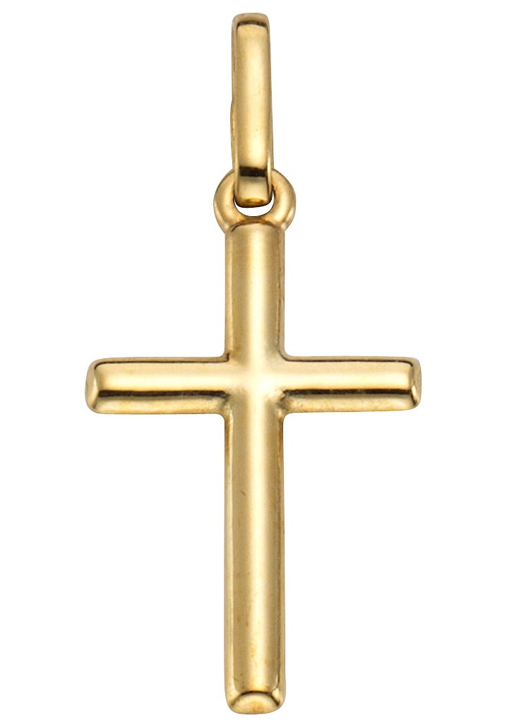 Firetti Kettenanhänger »glänzendes Kreuz, edel bestellen Rechnung auf und massiv«