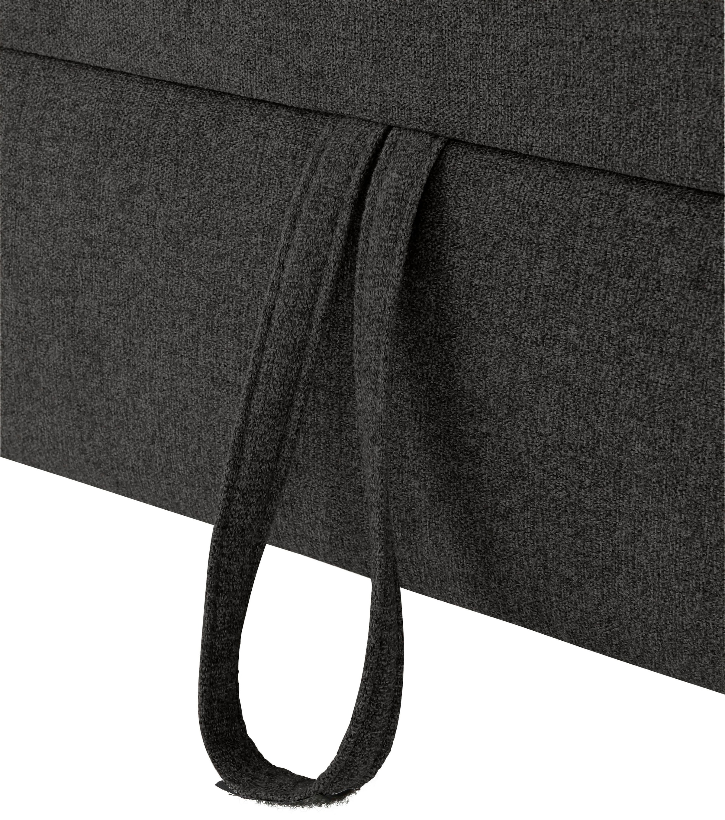 Home affaire Ecksofa »Conville L-Form«, Federkern, wahlweise mit Bettfunktion und Bettkasten bzw. Stauraum