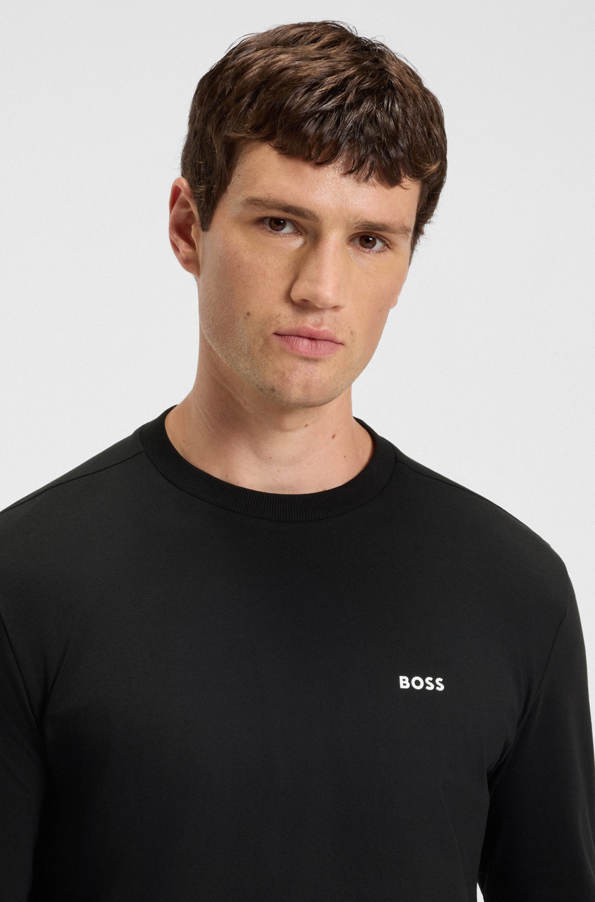BOSS GREEN Langarmshirt »Tee Long« mit Rundhalsausschnitt