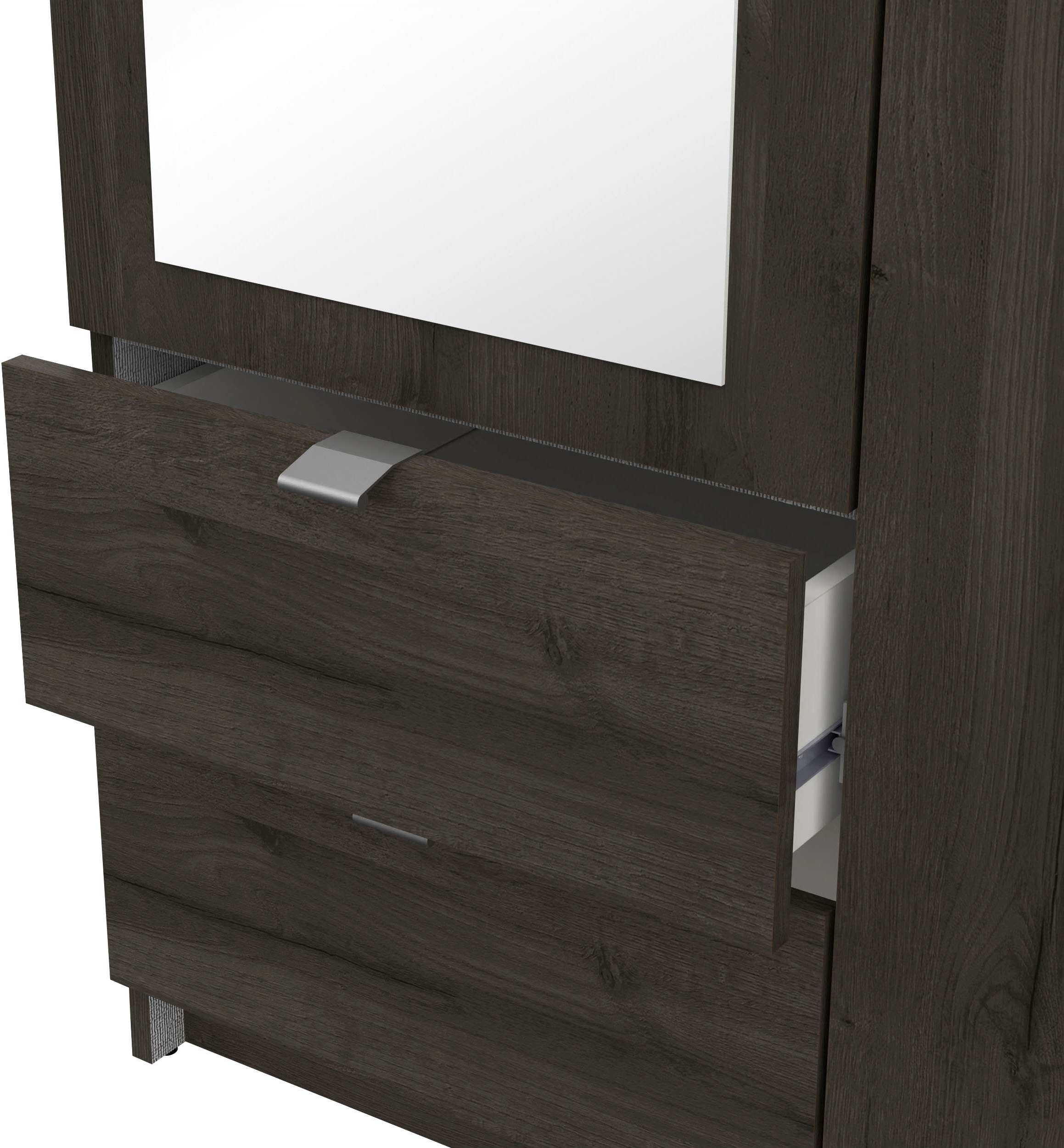 Demeyere GROUP Kleiderschrank »Mellie« SCHRANK 2-TUERIG 1 SPIEGEL  2 SCHUBLADEN