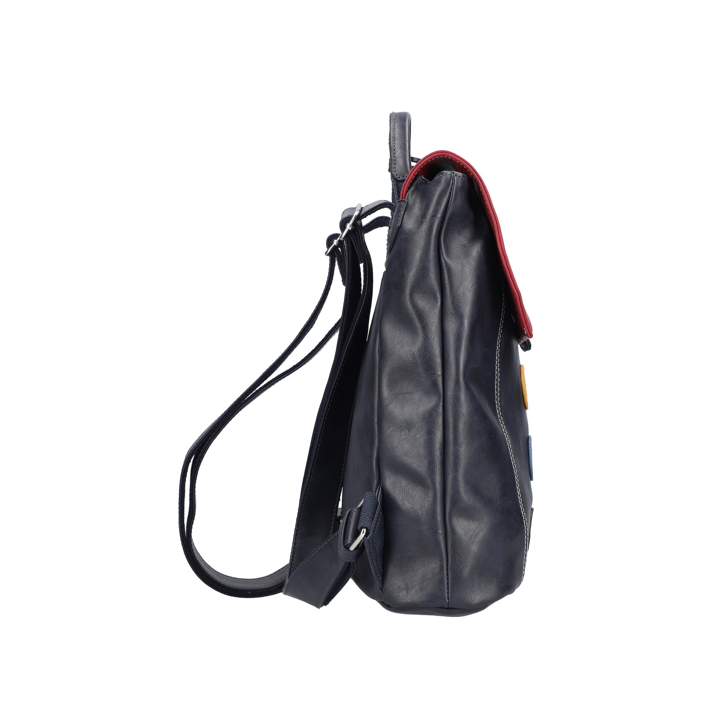 Rieker Cityrucksack, Freizeitrucksack, Shoppingrucksack mit bunten Akzenten